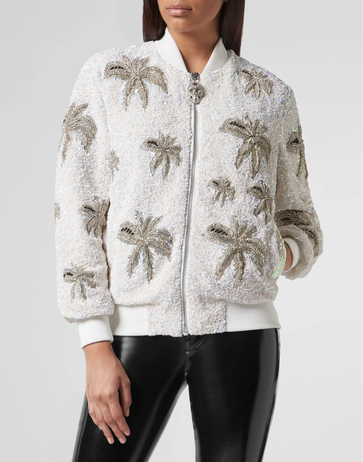 Bomber Aloha Plein, цвет: Белый
