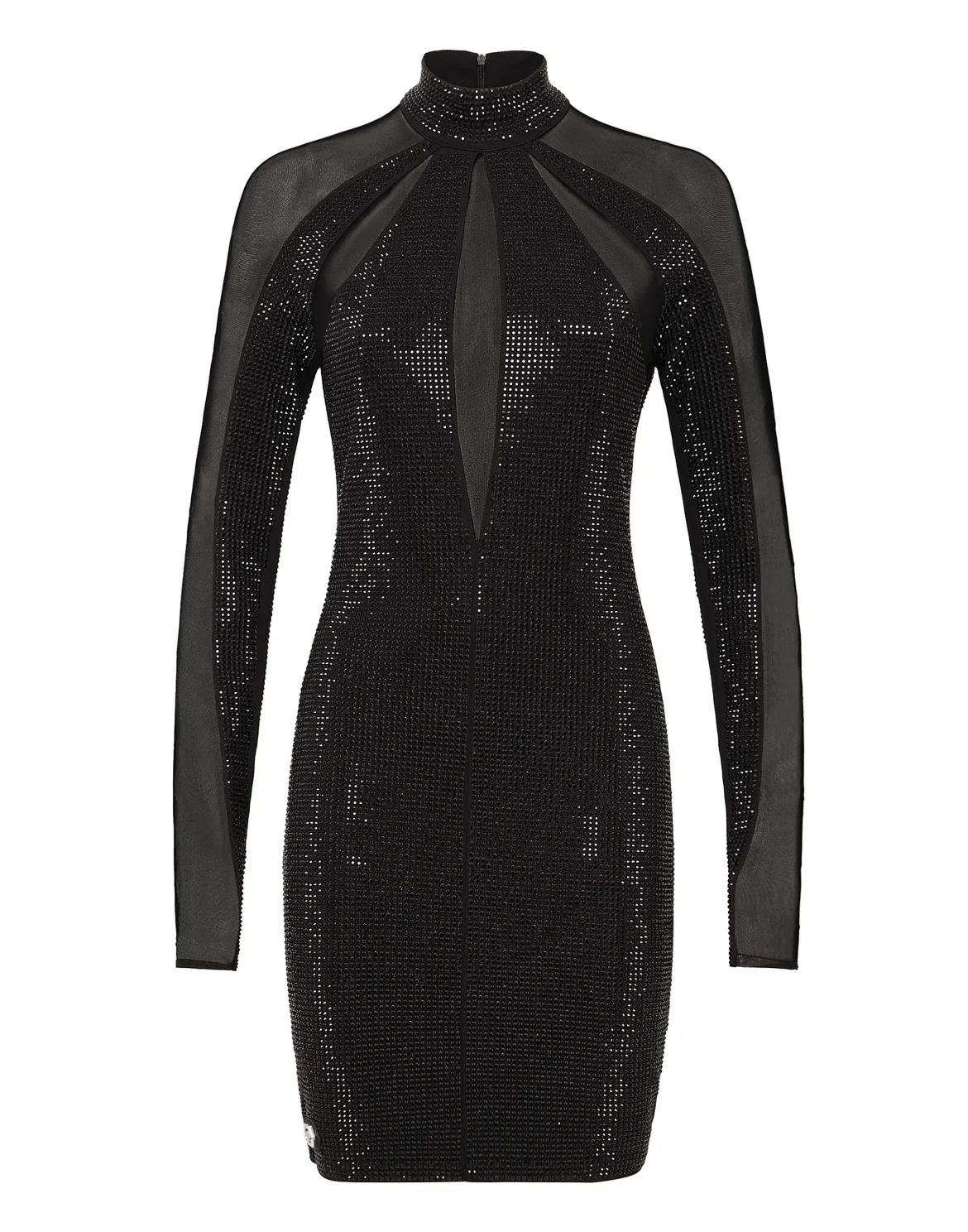 Short Dress Crystal, цвет: Черный