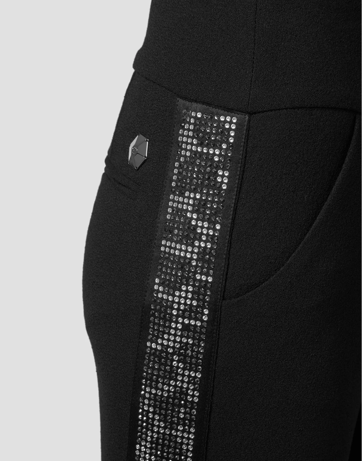 High Waist Slim Fit Maculate, цвет: Черный