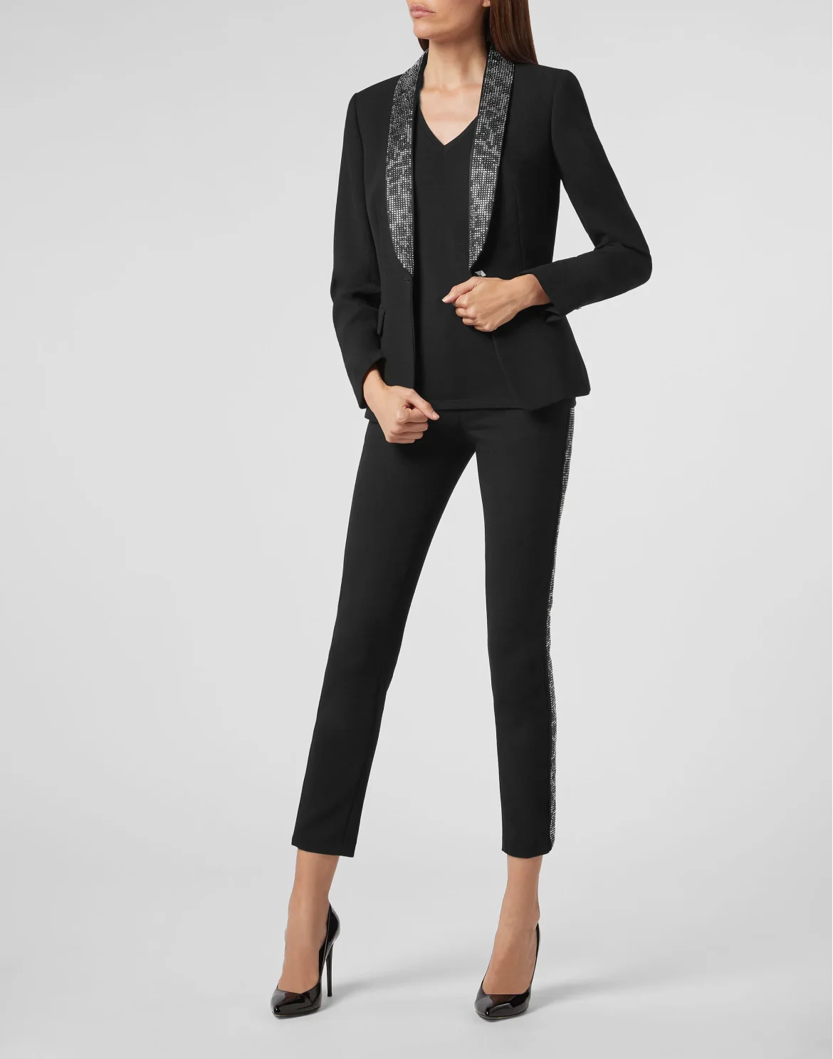 High Waist Slim Fit Maculate, цвет: Черный