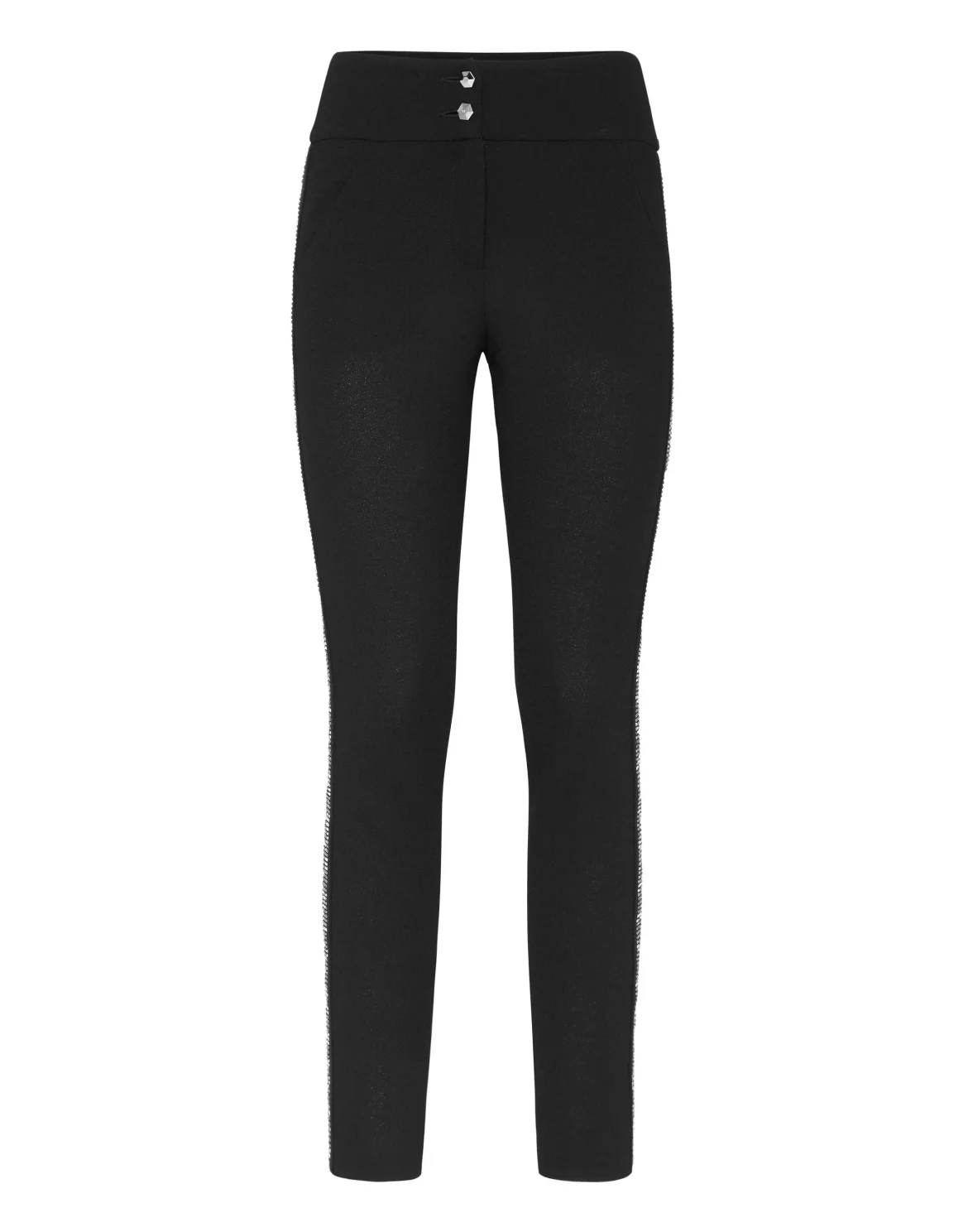 High Waist Slim Fit Maculate, цвет: Черный