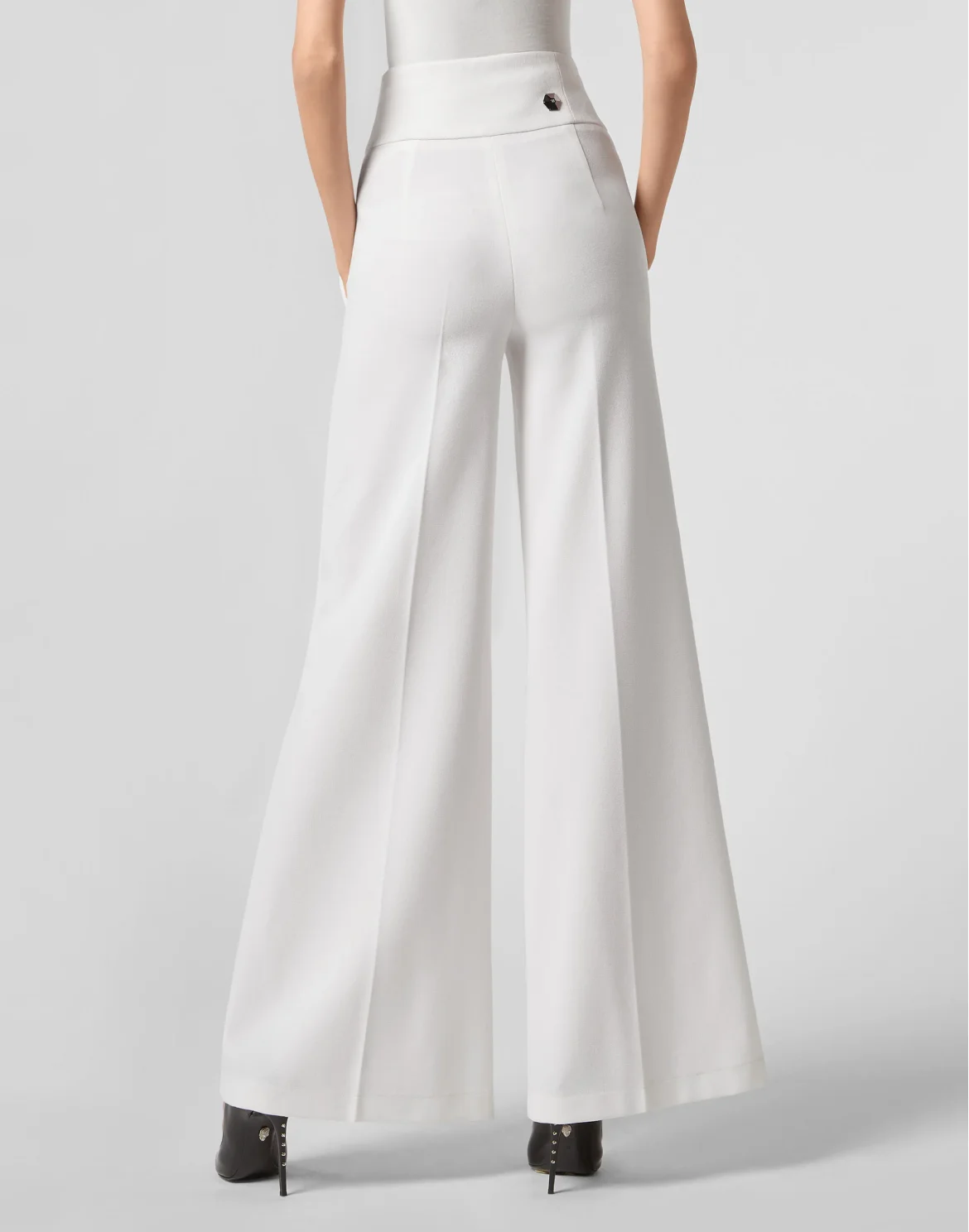 Flare Trousers Crystal, цвет: Белый