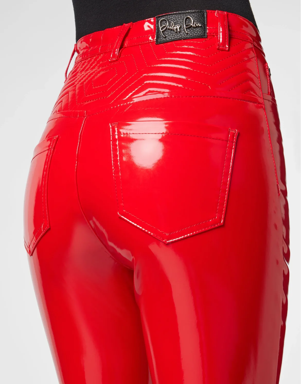 Super High Waist Biker Statement, цвет: Красный