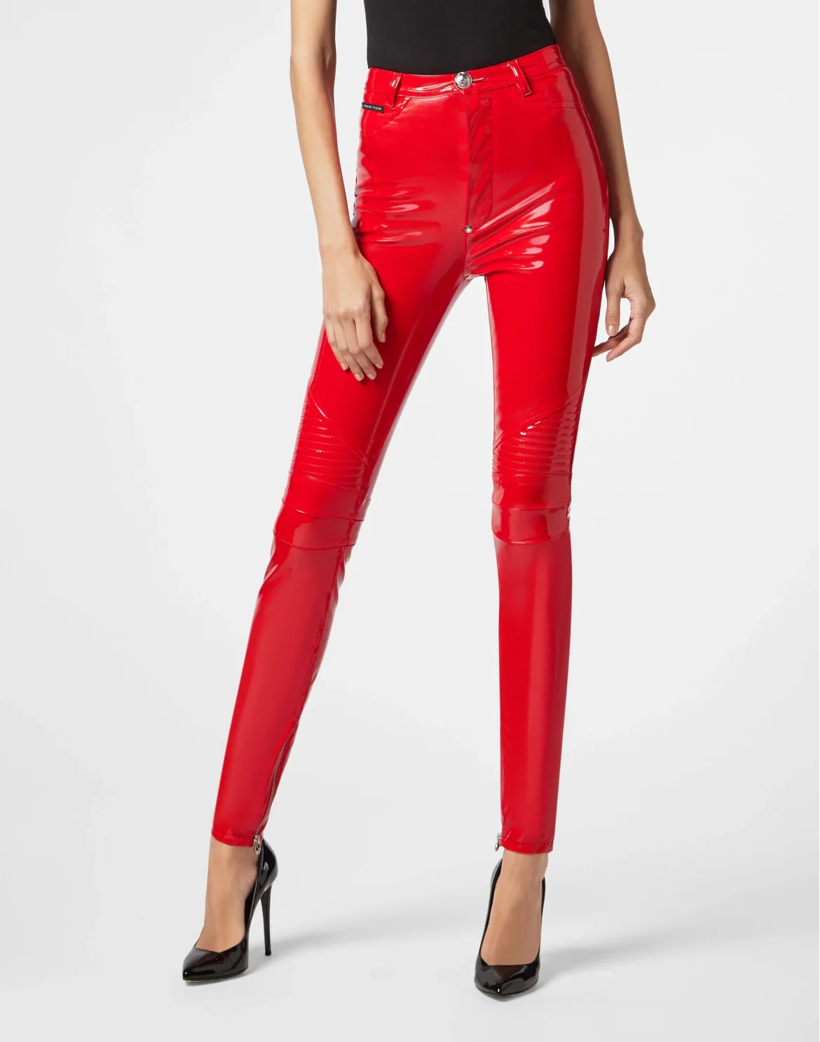 Super High Waist Biker Statement, цвет: Красный