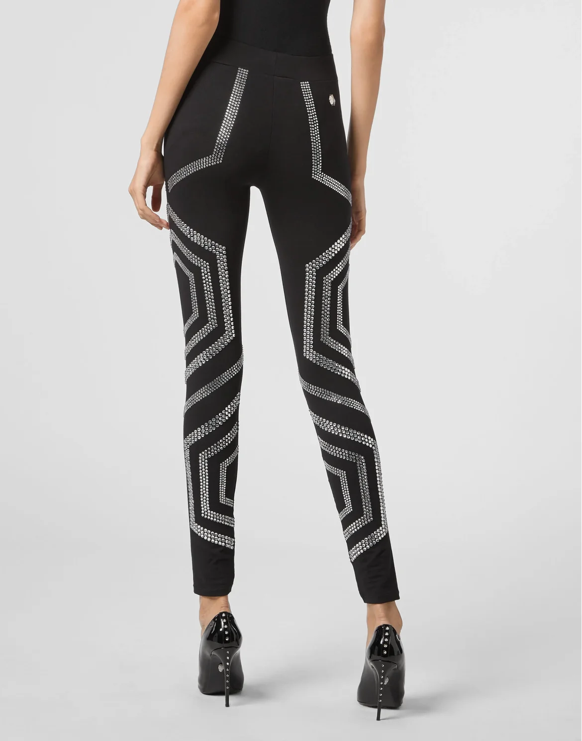 Leggings Geometric, цвет: Черный