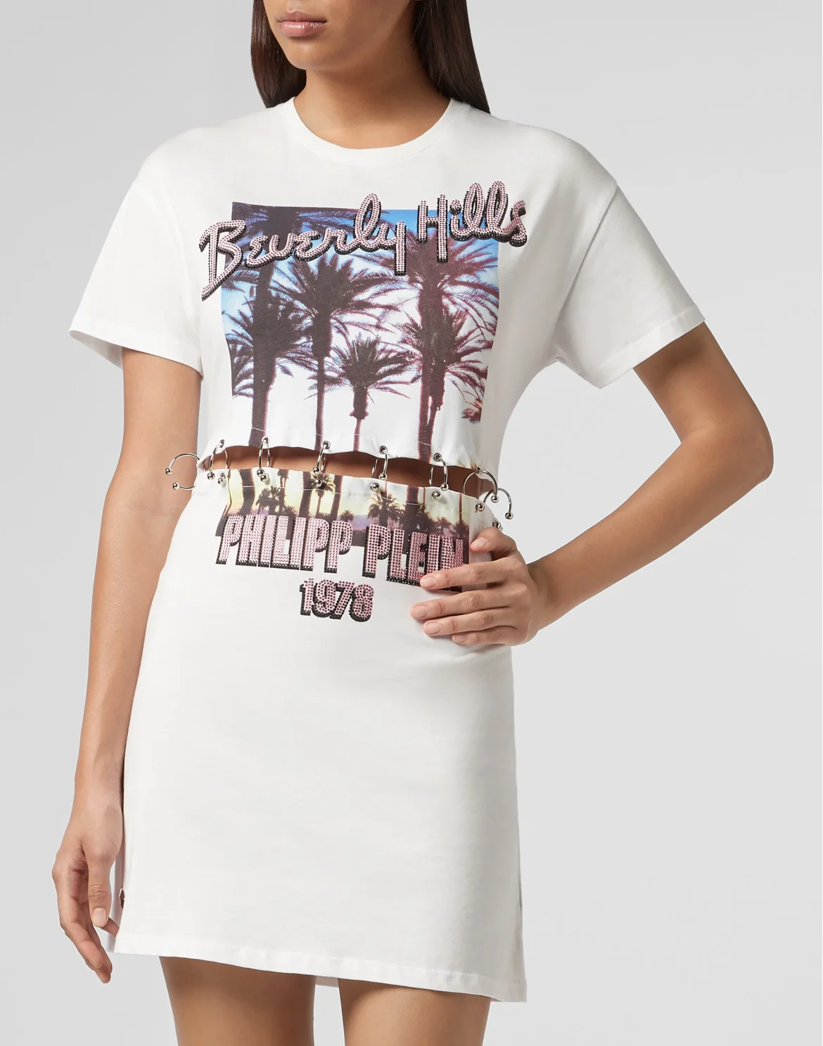 T-Shirt Short Dresses PP1978, цвет: Белый