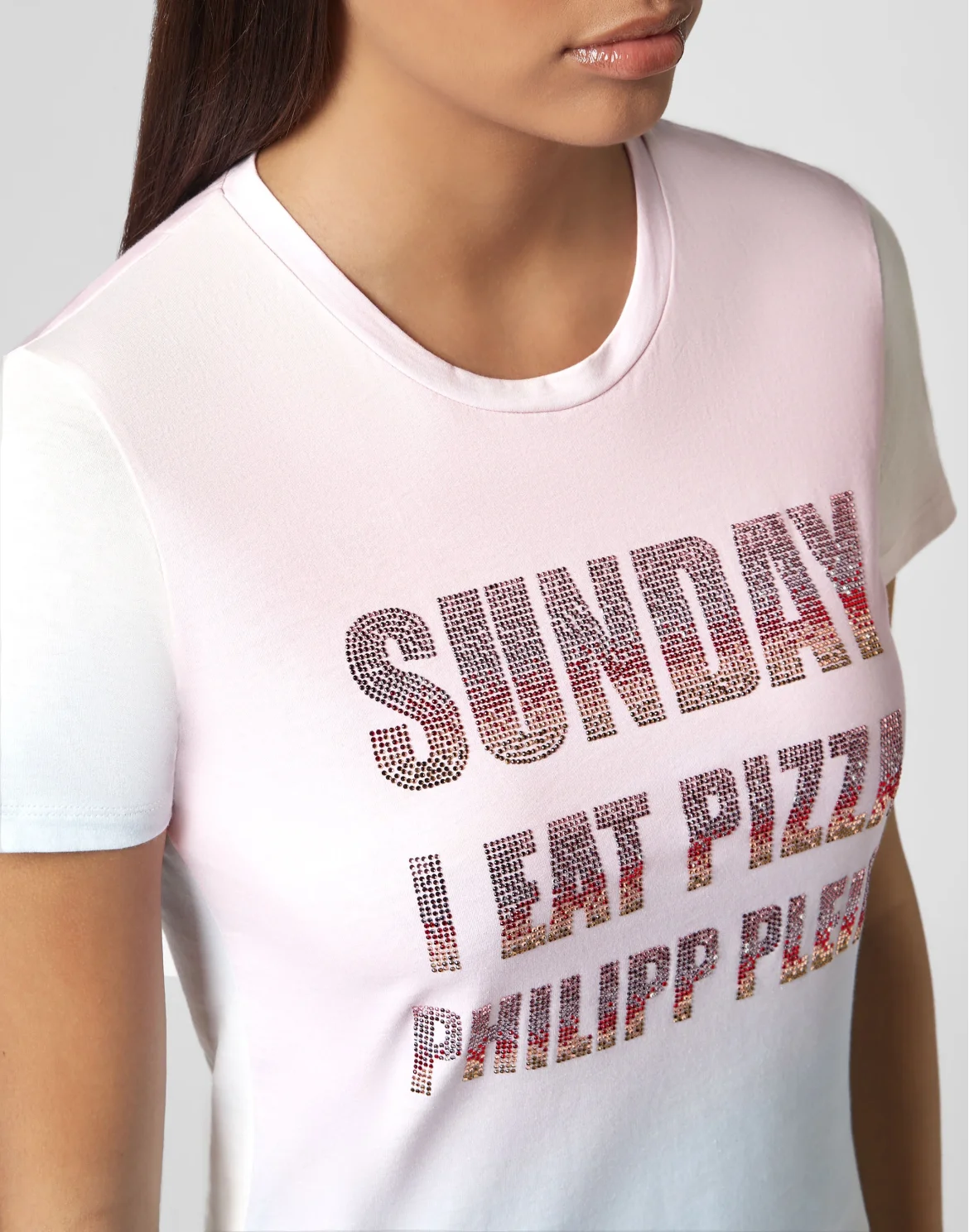 T-shirt Round Neck SS Crystal, цвет: Мультиколор