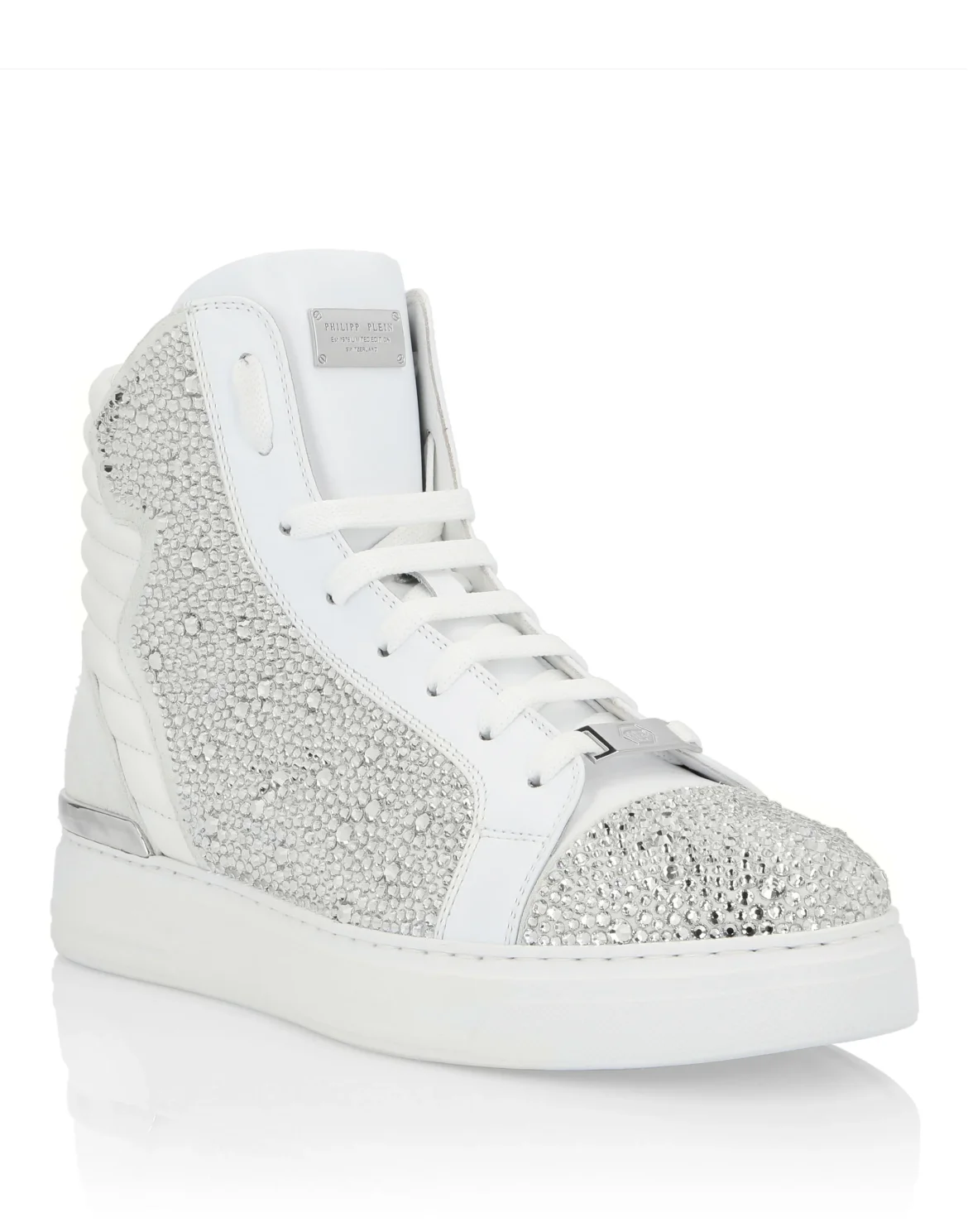 Hi-Top Sneakers Crystal, цвет: Белый