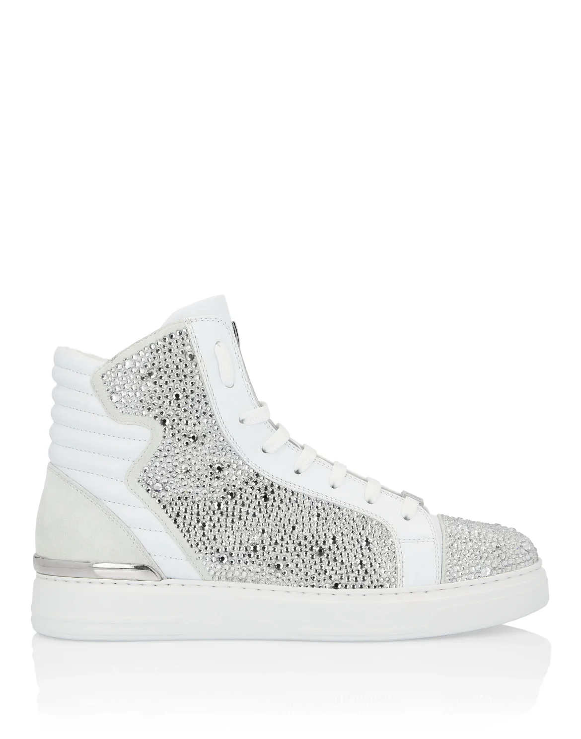 Hi-Top Sneakers Crystal, цвет: Белый