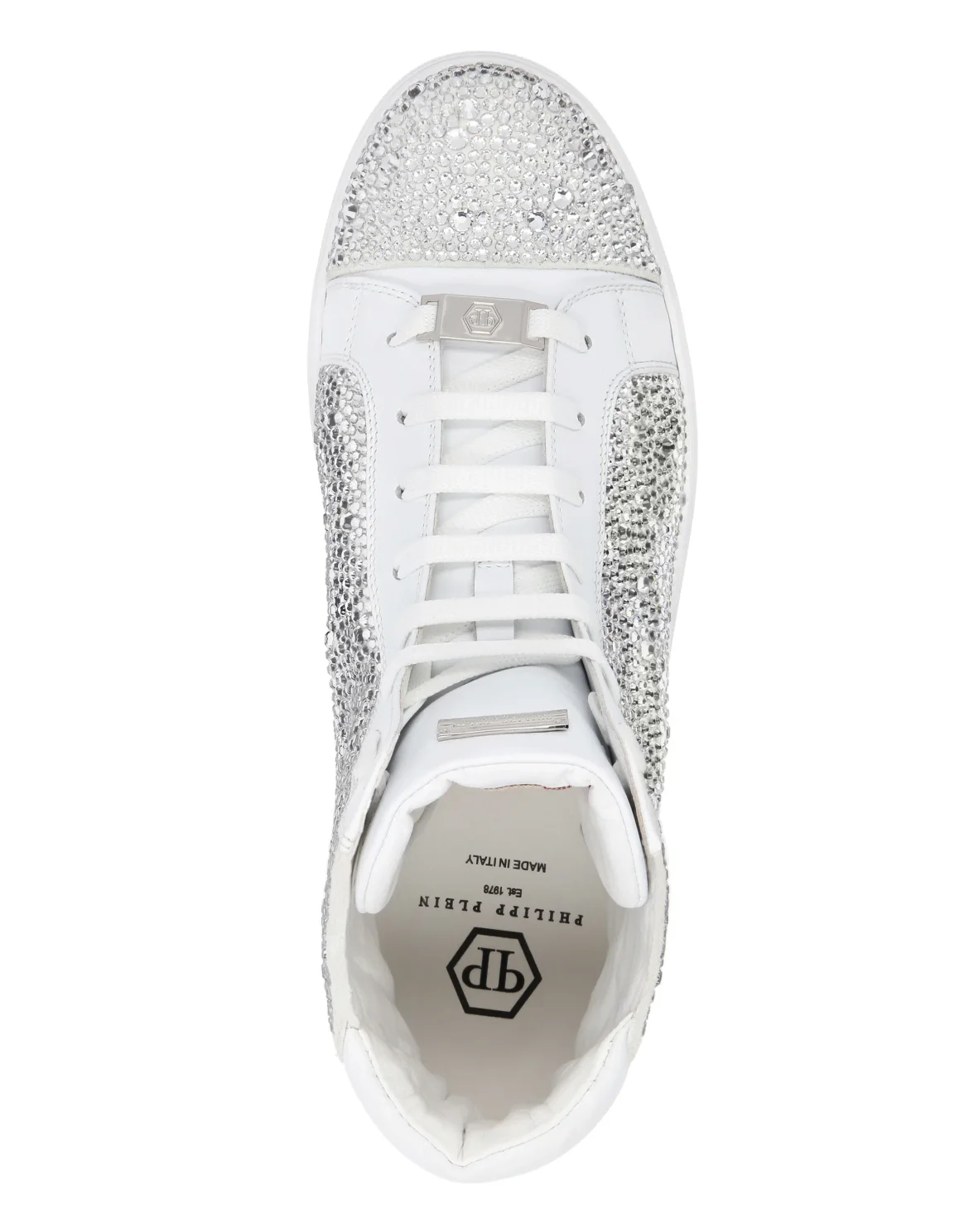 Hi-Top Sneakers Crystal, цвет: Белый