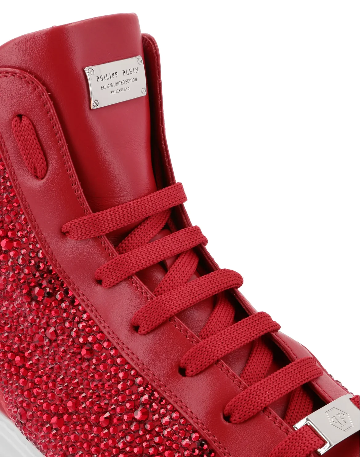 Hi-Top Sneakers Crystal, цвет: Красный