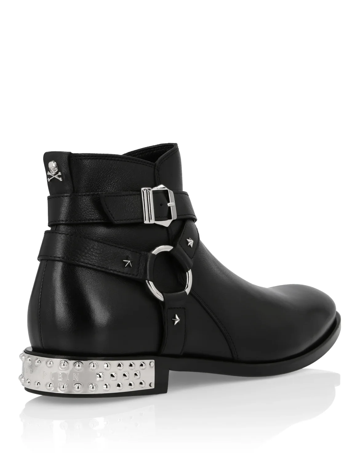 Boots Low Flat Stars, цвет: Черный