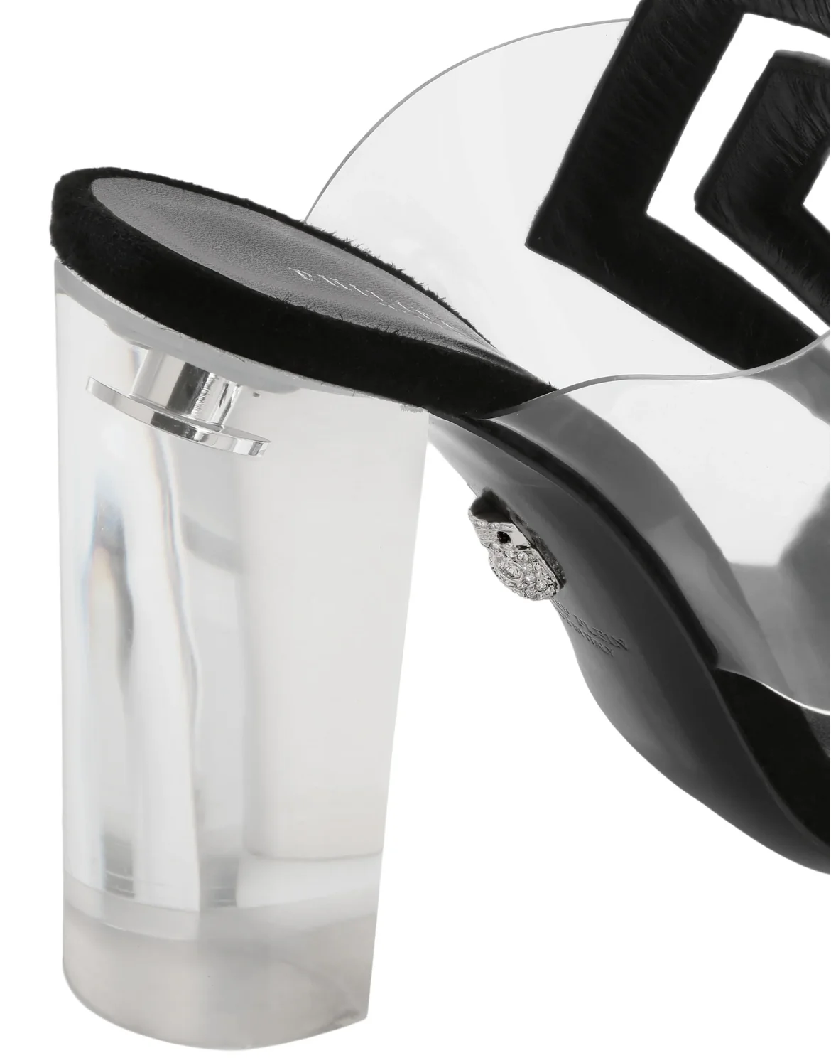 Sandals High Heels Crystal, цвет: Серебристый