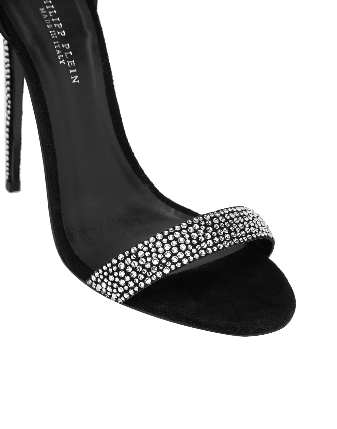 Sandals High Heels Crystal, цвет: Серебристый
