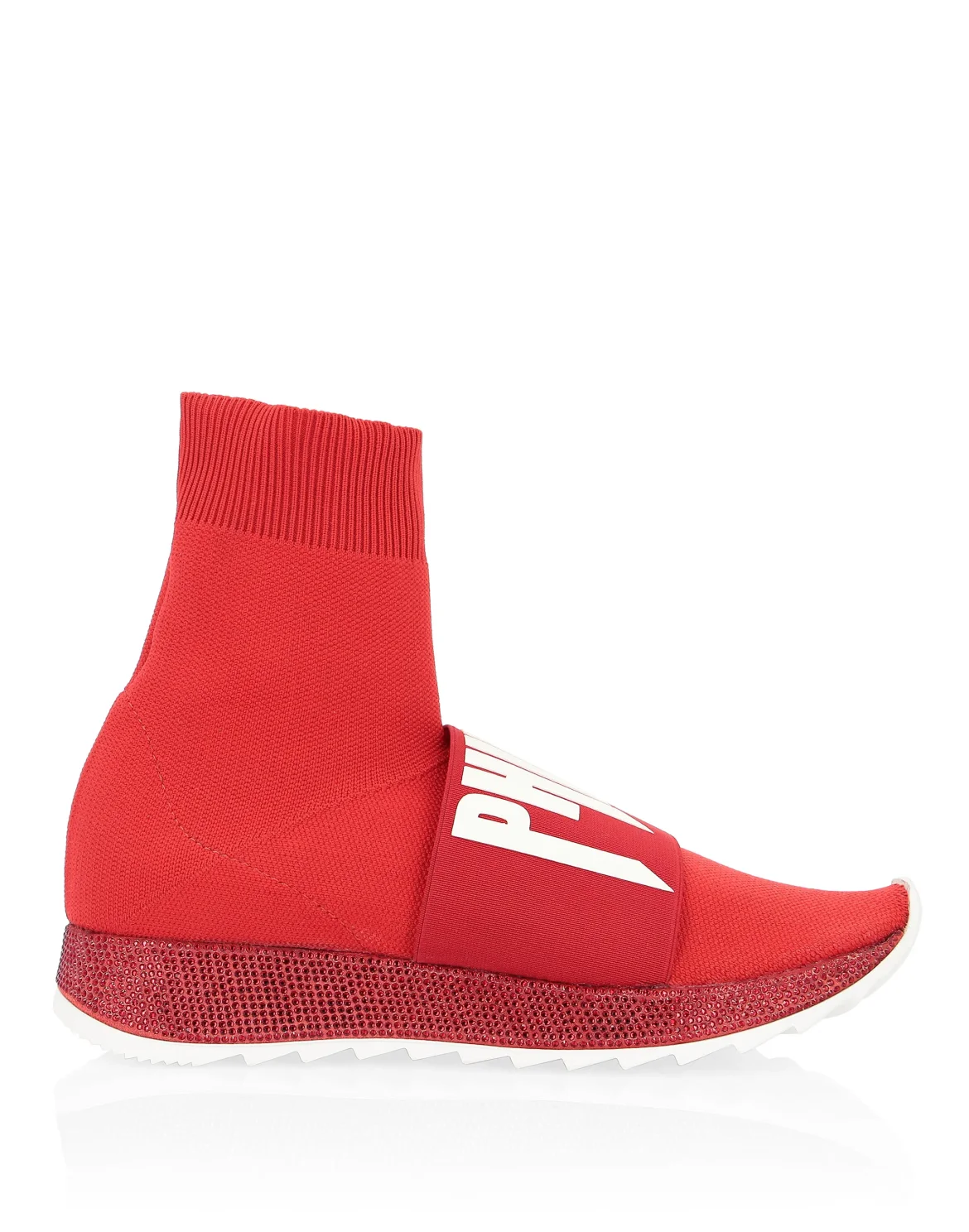Hi-Top Sneakers Crystal, цвет: Красный