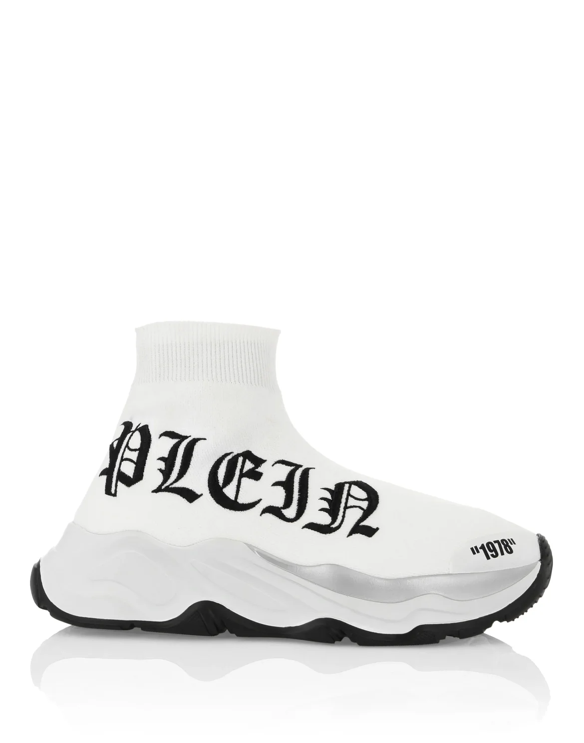 Hi-Top Sneakers Gothic Plein, цвет: Белый