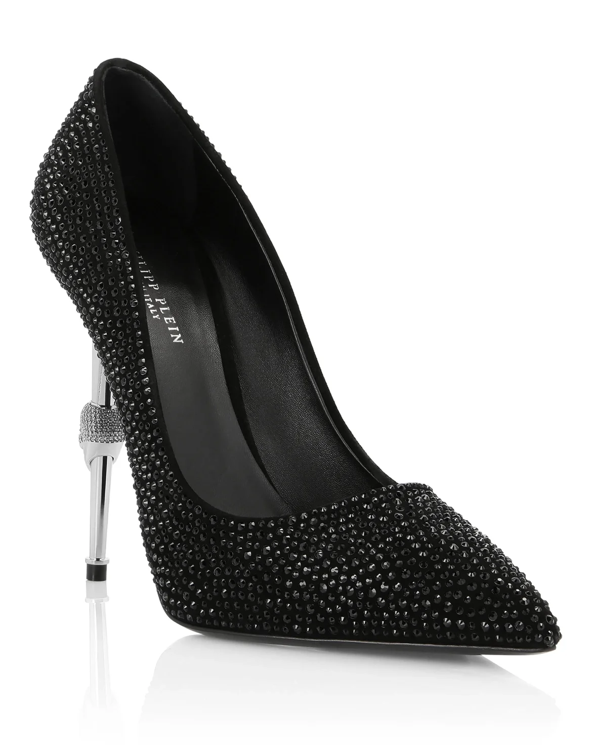 Decollete Hi-Heels Crystal, цвет: Черный