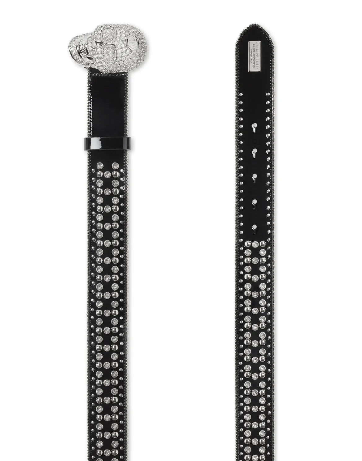 Belt Skull crystal, цвет: Черный