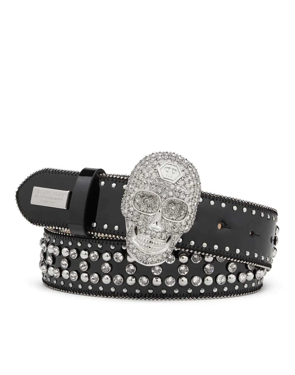 Belt Skull crystal, цвет: Черный