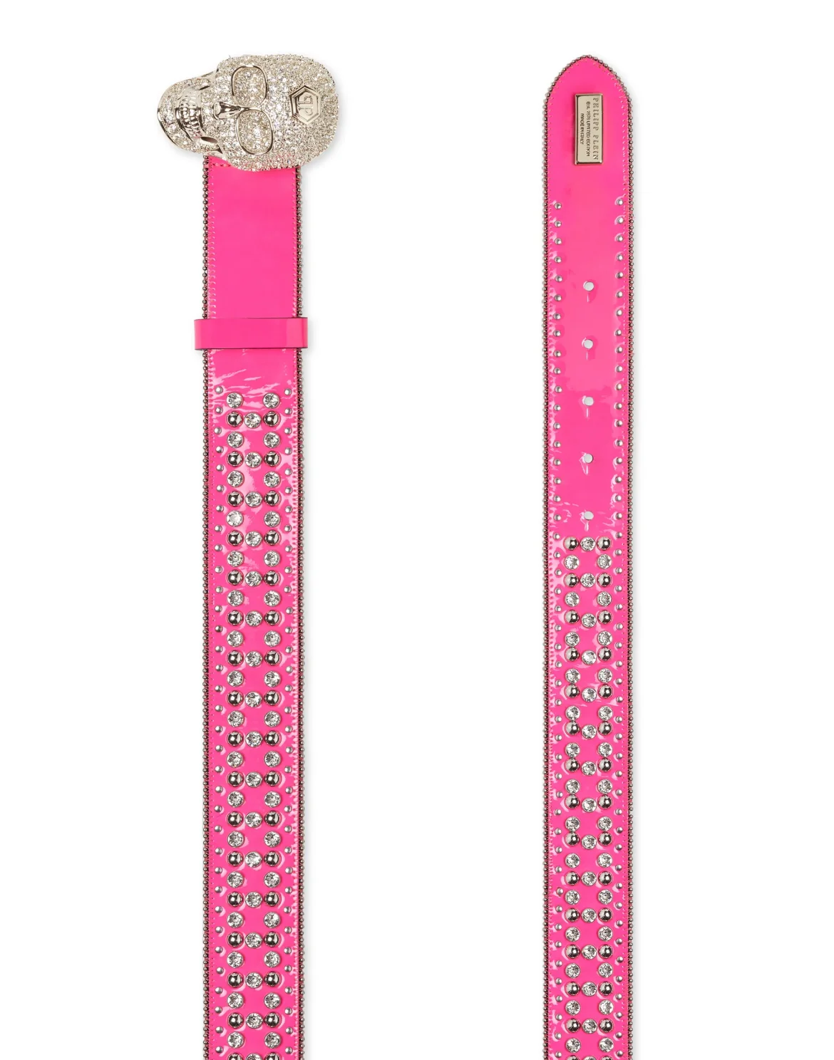 Belt Skull crystal, цвет: Розовый