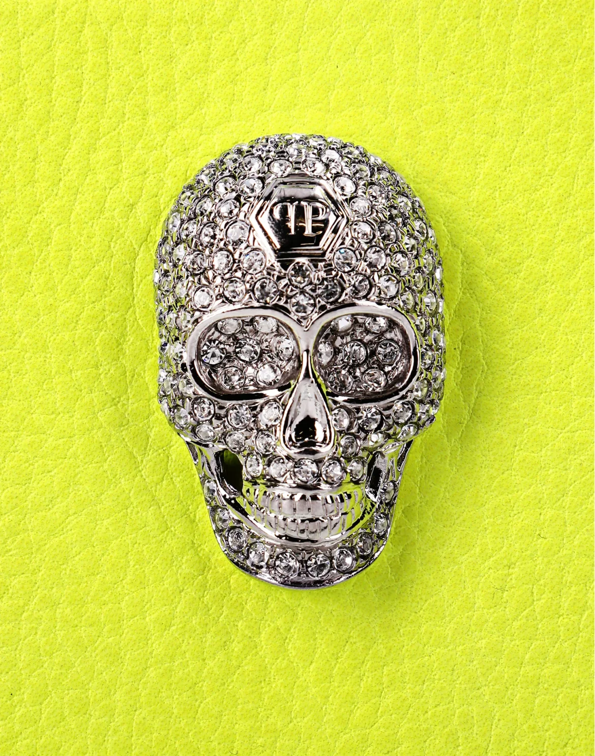 Continental wallet Skull crystal, цвет: Желтый
