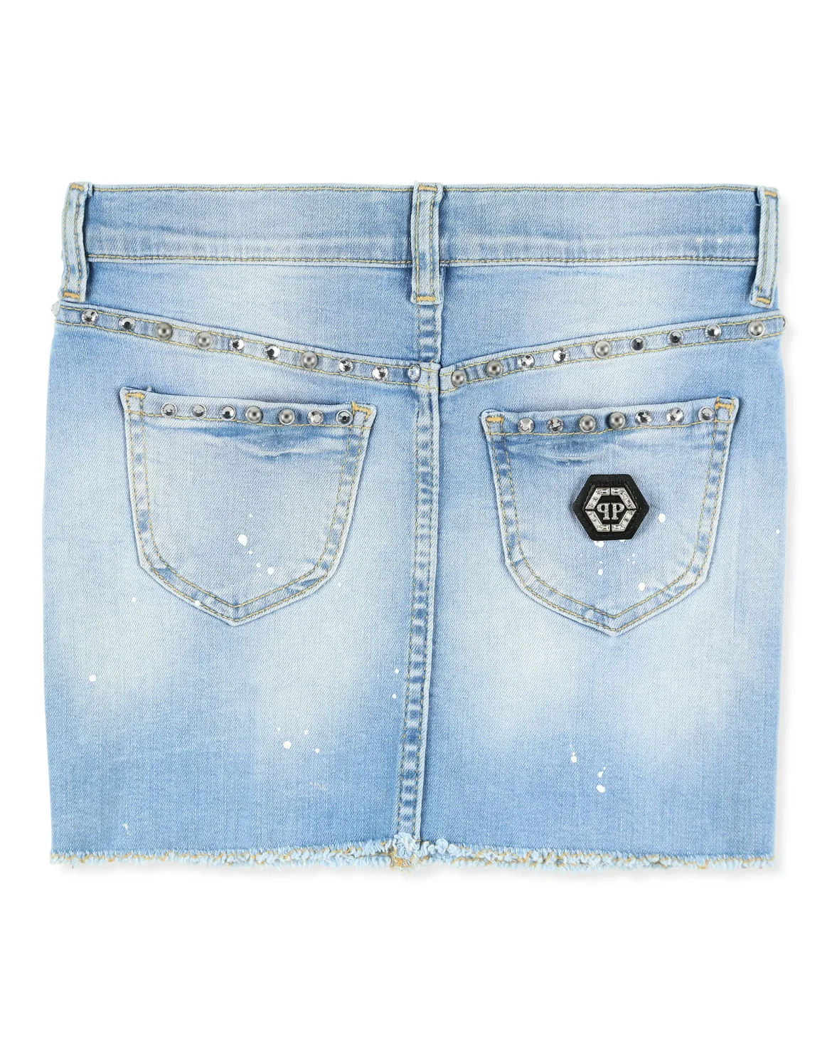 Denim Skirt Crystal, цвет: Голубой