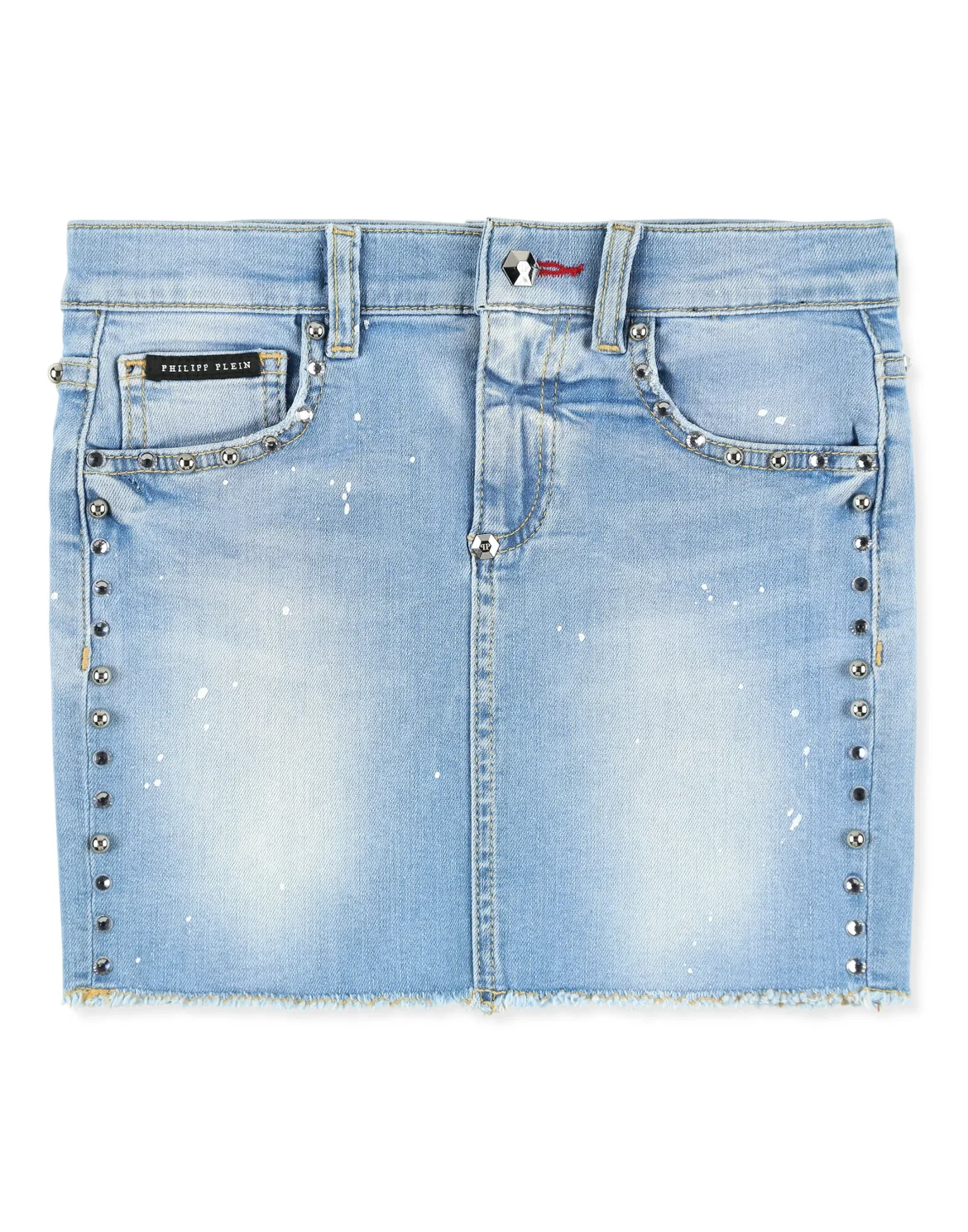 Denim Skirt Crystal, цвет: Голубой