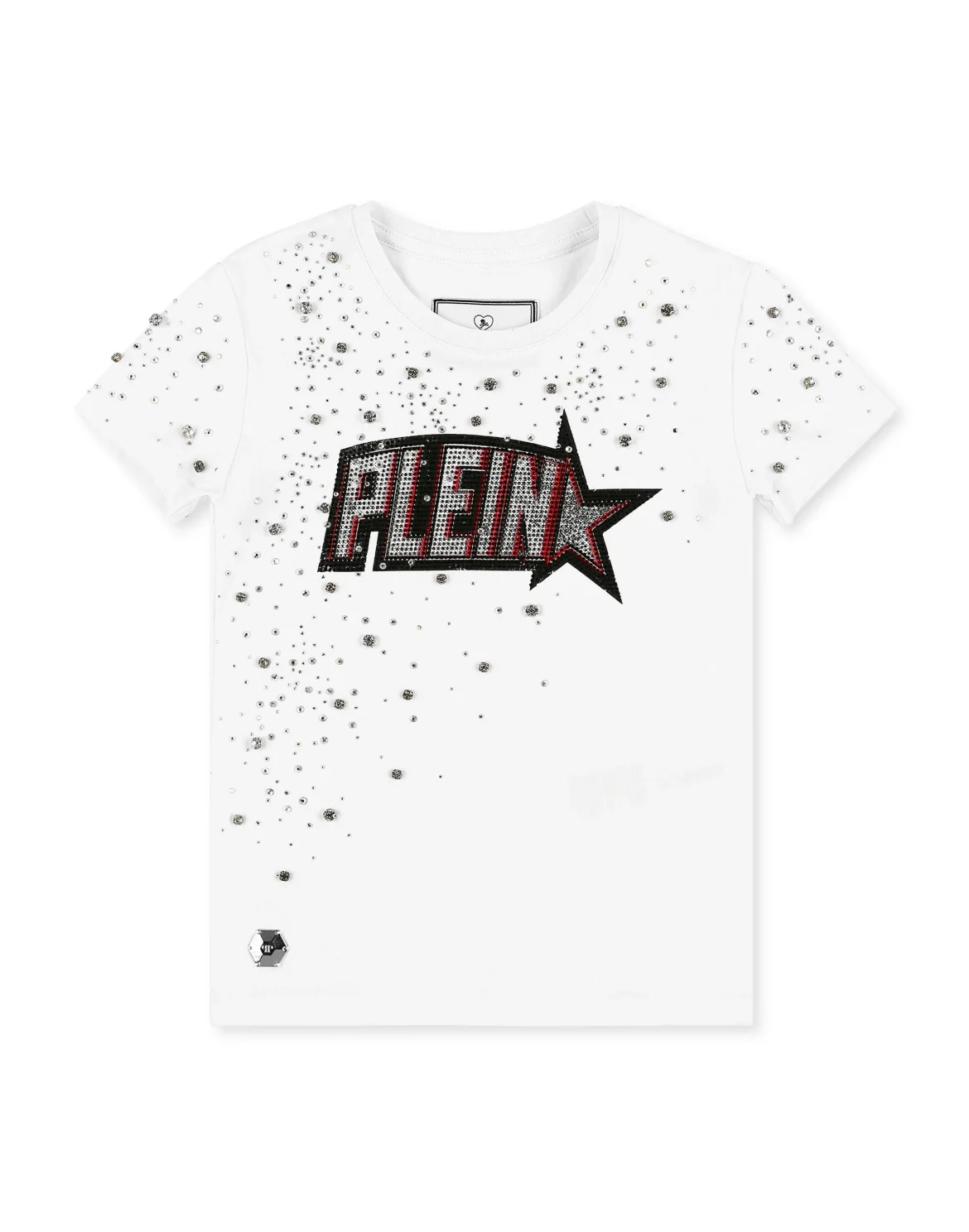 T-shirt Round Neck SS Plein Star, цвет: Белый