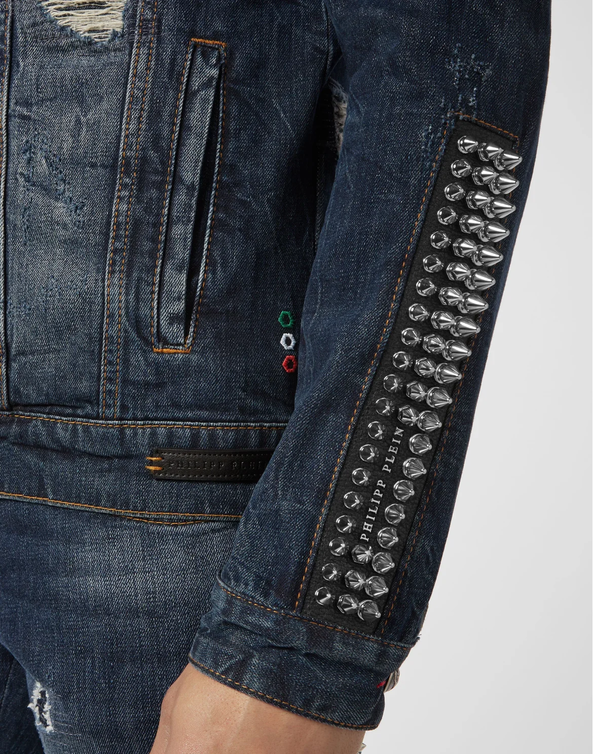 Denim Jacket Destroyed, цвет: Синий