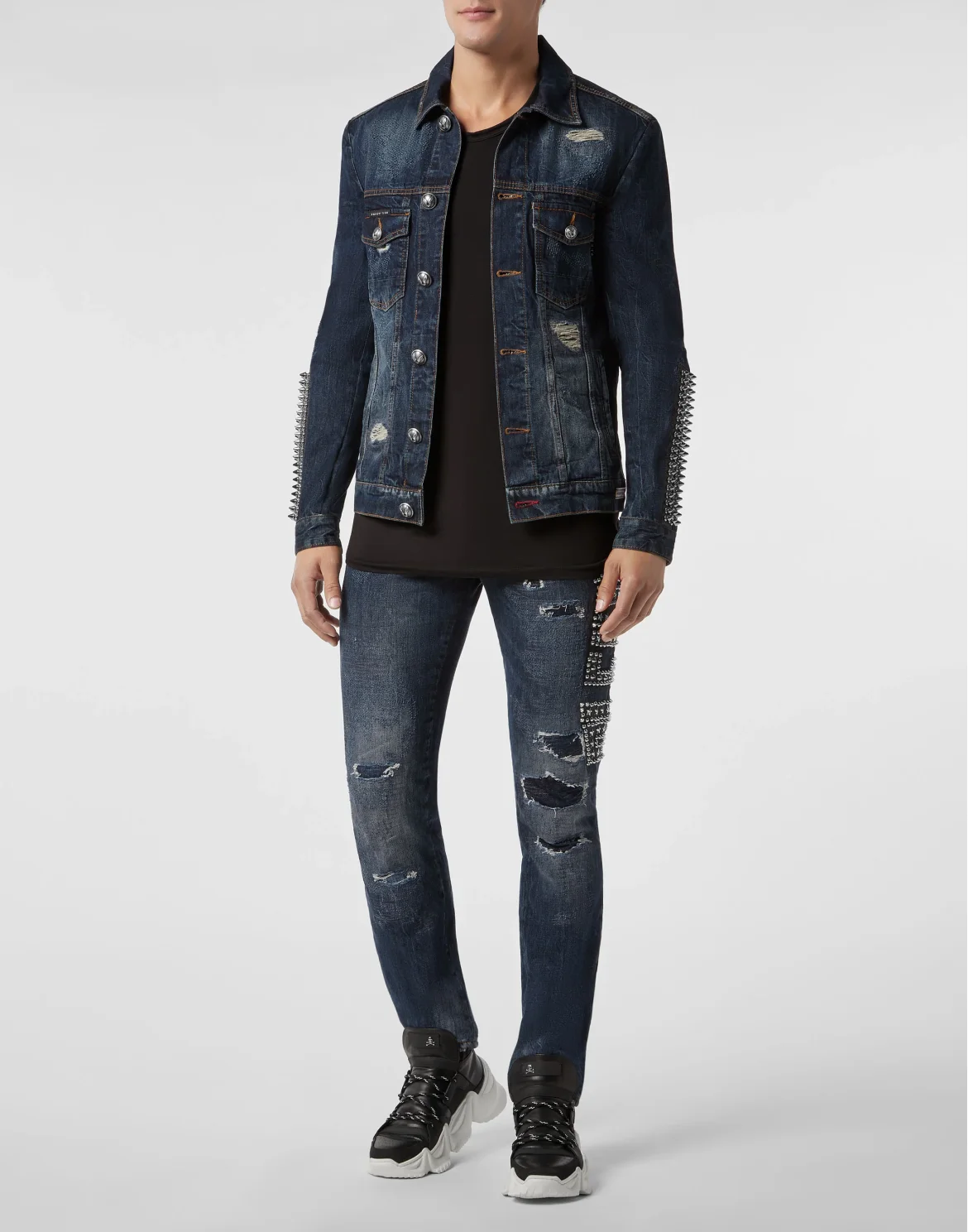 Denim Jacket Destroyed, цвет: Синий