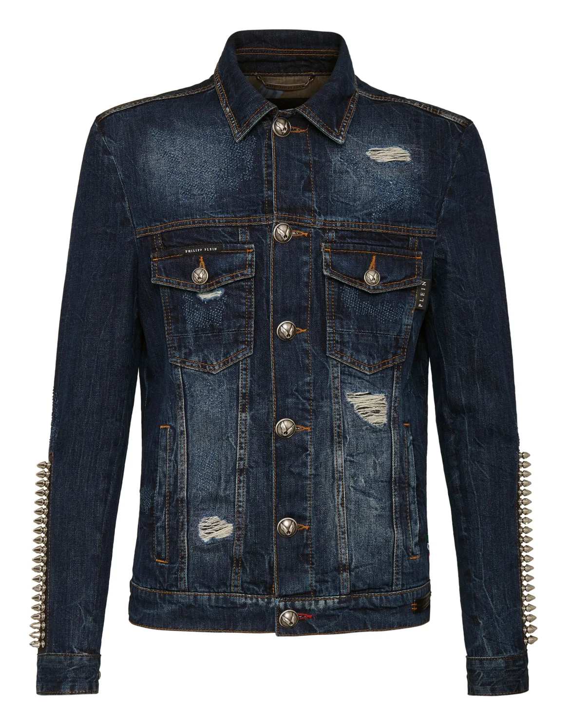 Denim Jacket Destroyed, цвет: Синий