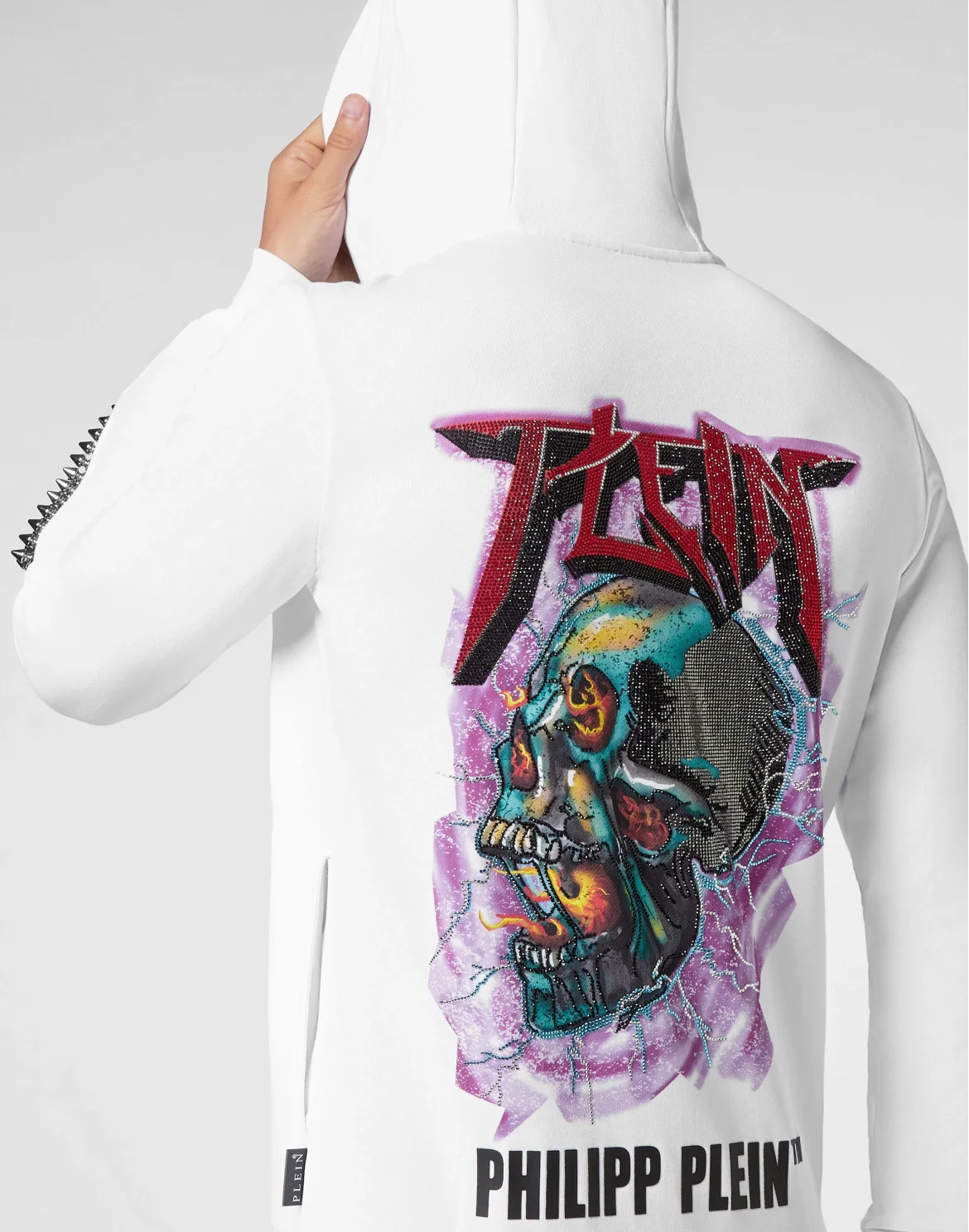 Hoodie Sweatjacket Rock PP, цвет: Белый