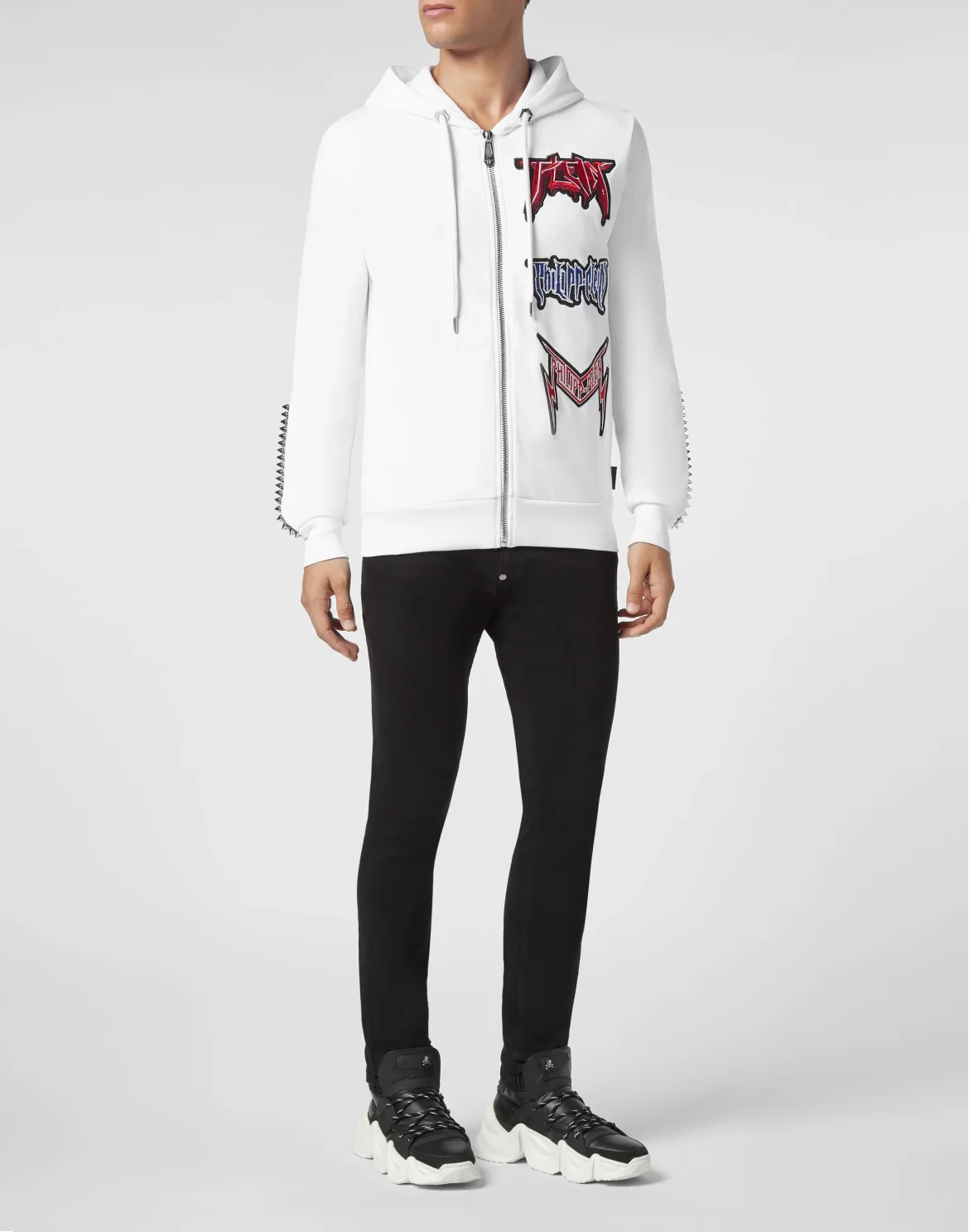 Hoodie Sweatjacket Rock PP, цвет: Белый