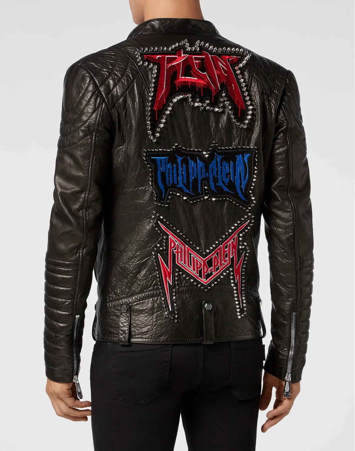 Leather Biker Rock PP, цвет: Черный