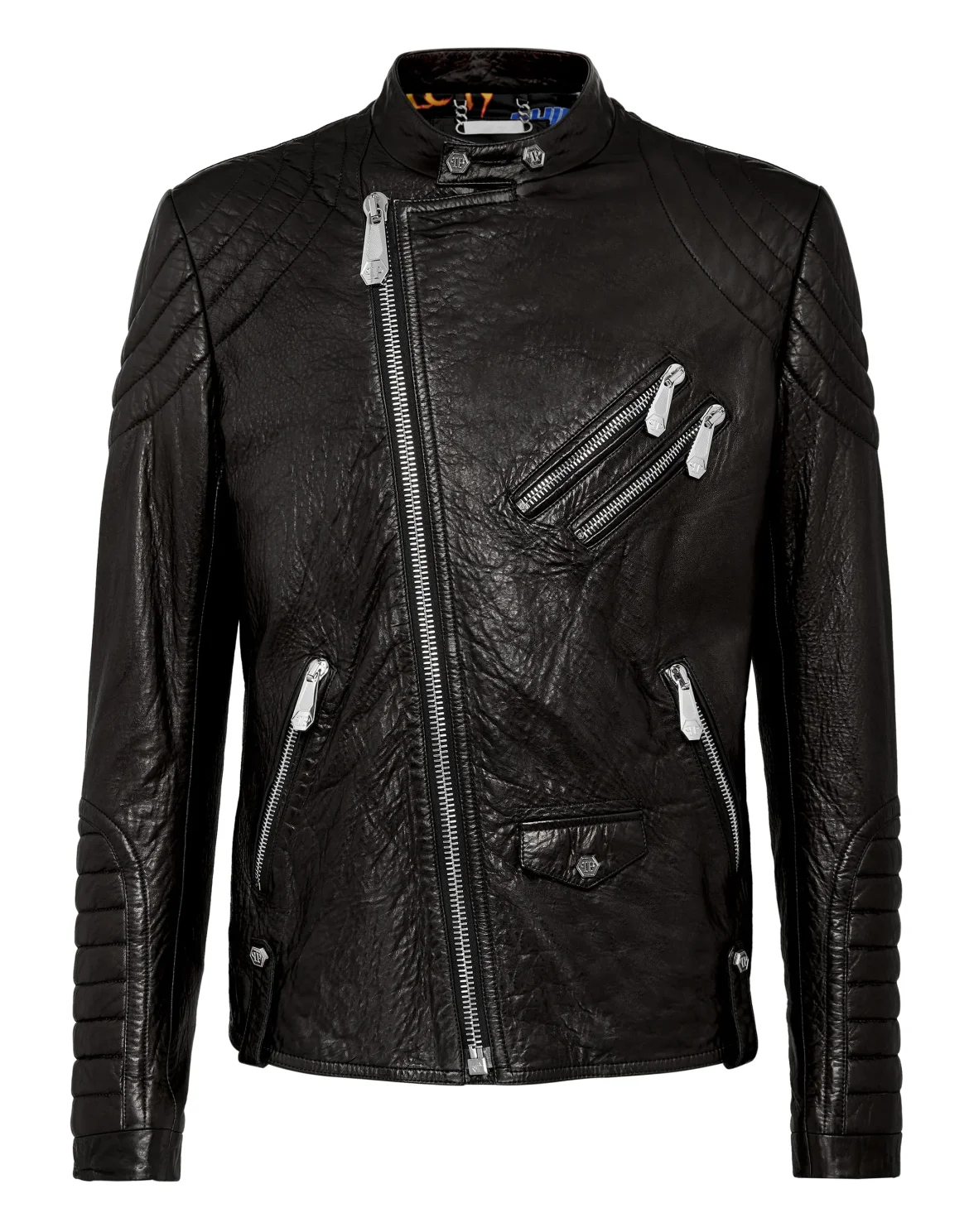 Leather Biker Rock PP, цвет: Черный