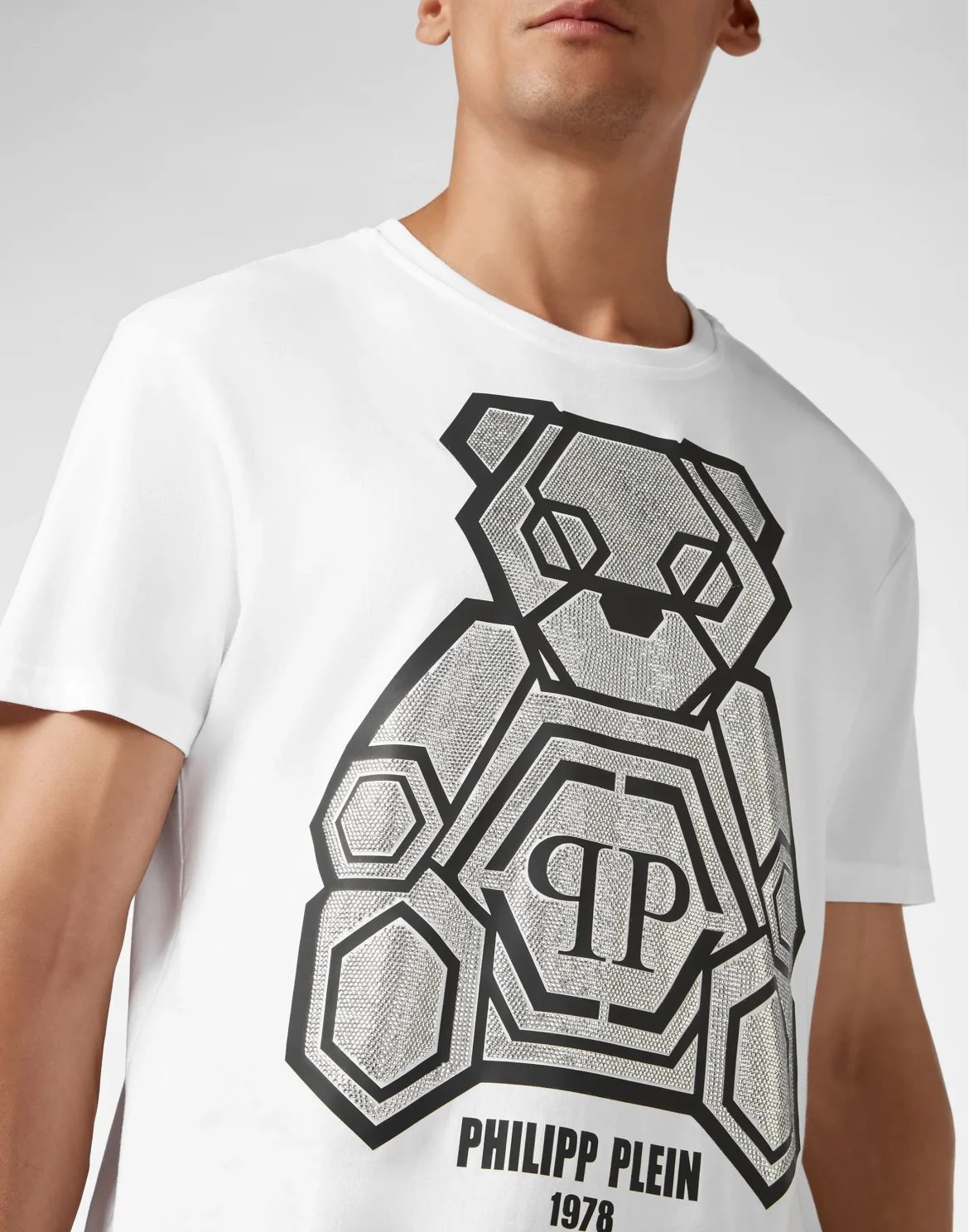 T-shirt Round Neck SS Teddy Bear, цвет: Белый