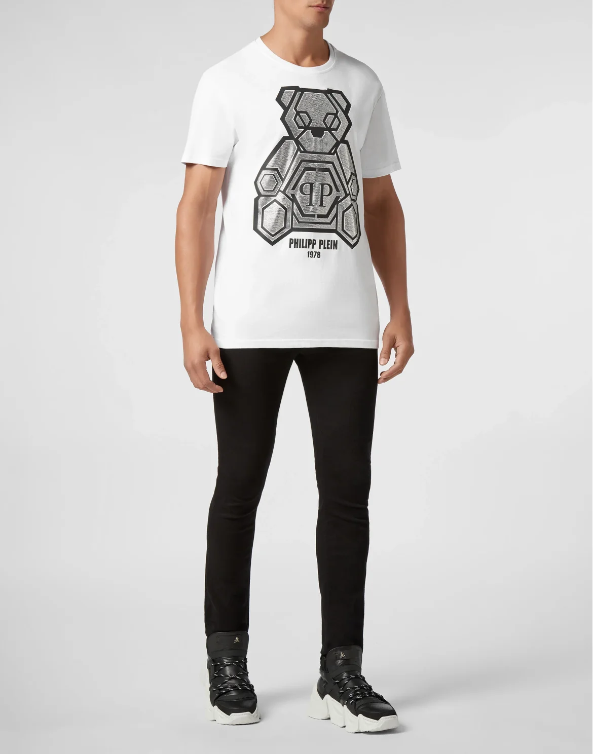 T-shirt Round Neck SS Teddy Bear, цвет: Белый