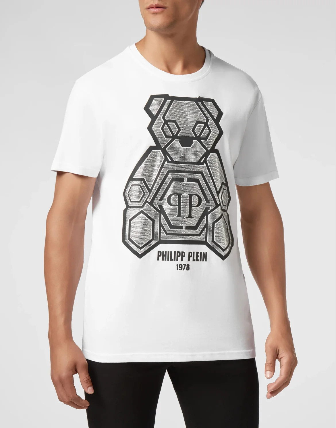 T-shirt Round Neck SS Teddy Bear, цвет: Белый