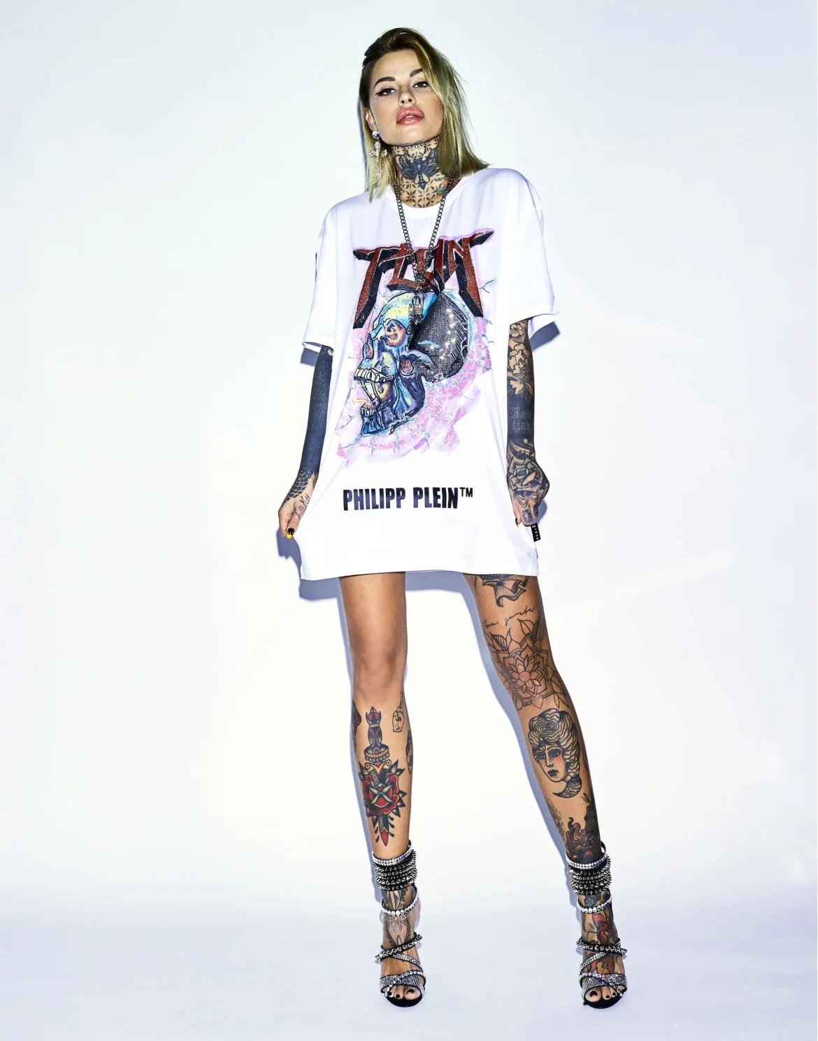 T-shirt Round Neck SS Rock PP, цвет: Белый
