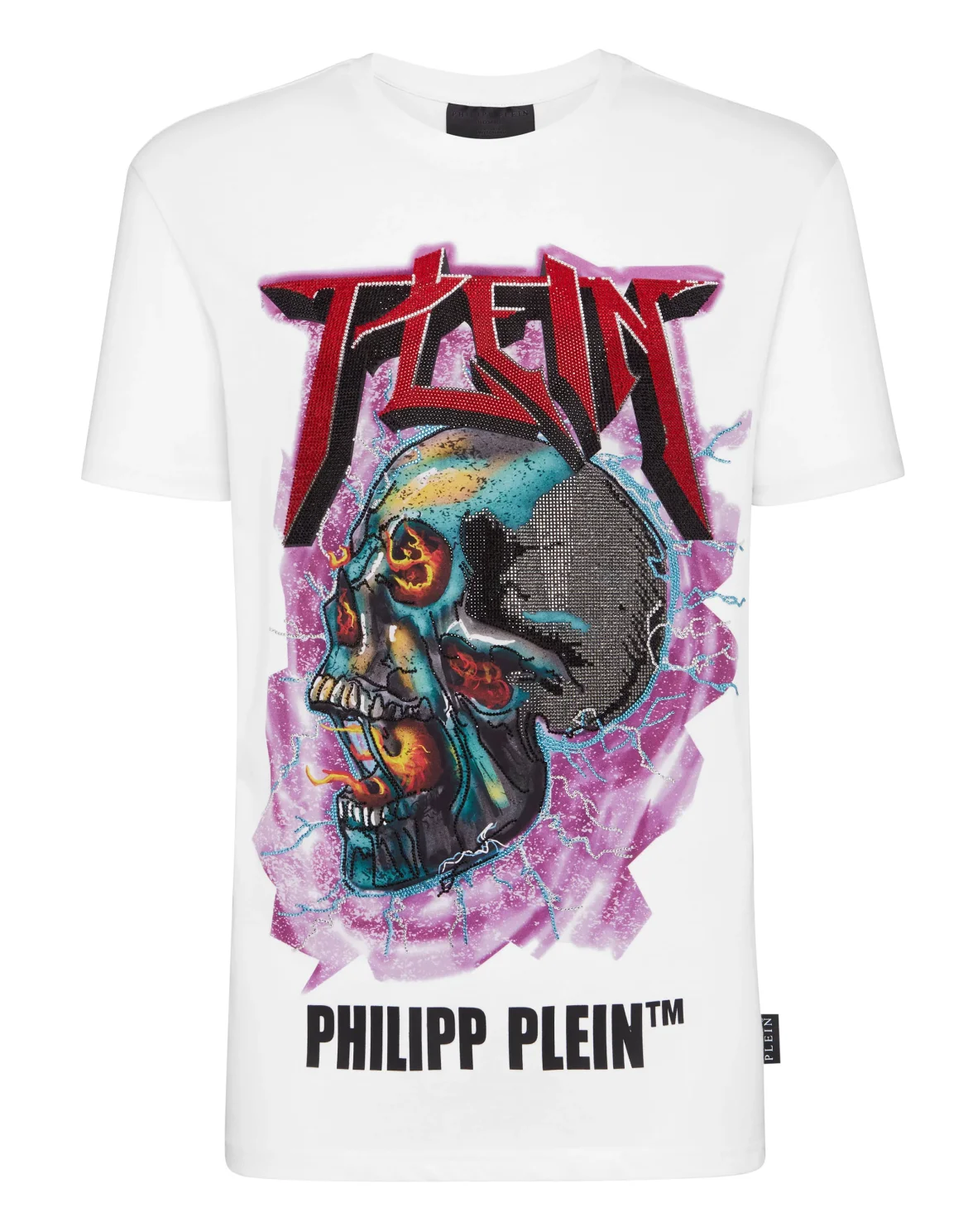 T-shirt Round Neck SS Rock PP, цвет: Белый