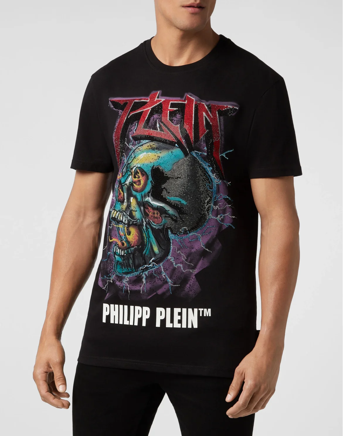 T-shirt Round Neck SS Rock PP, цвет: Черный