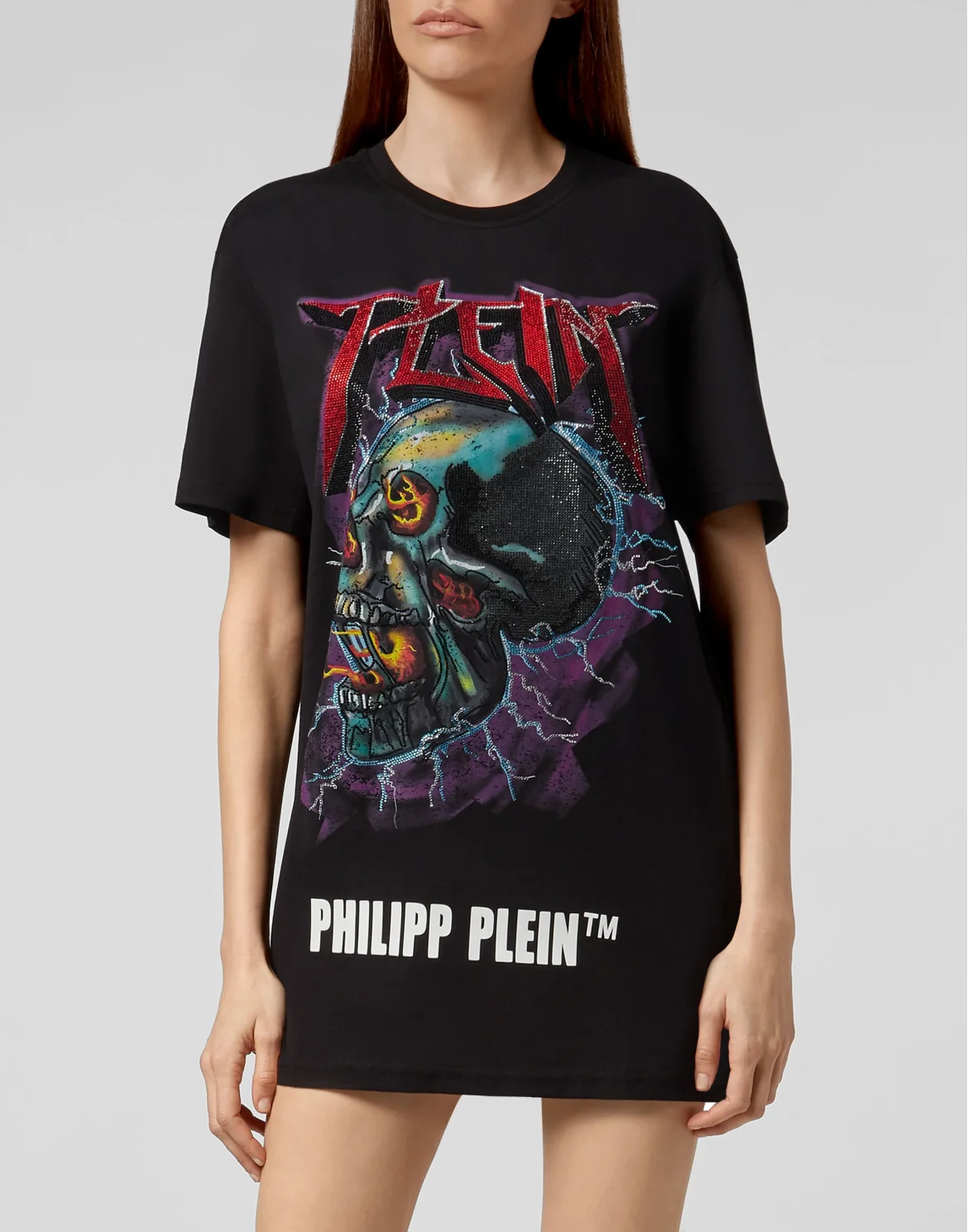 T-shirt Round Neck SS Rock PP, цвет: Черный