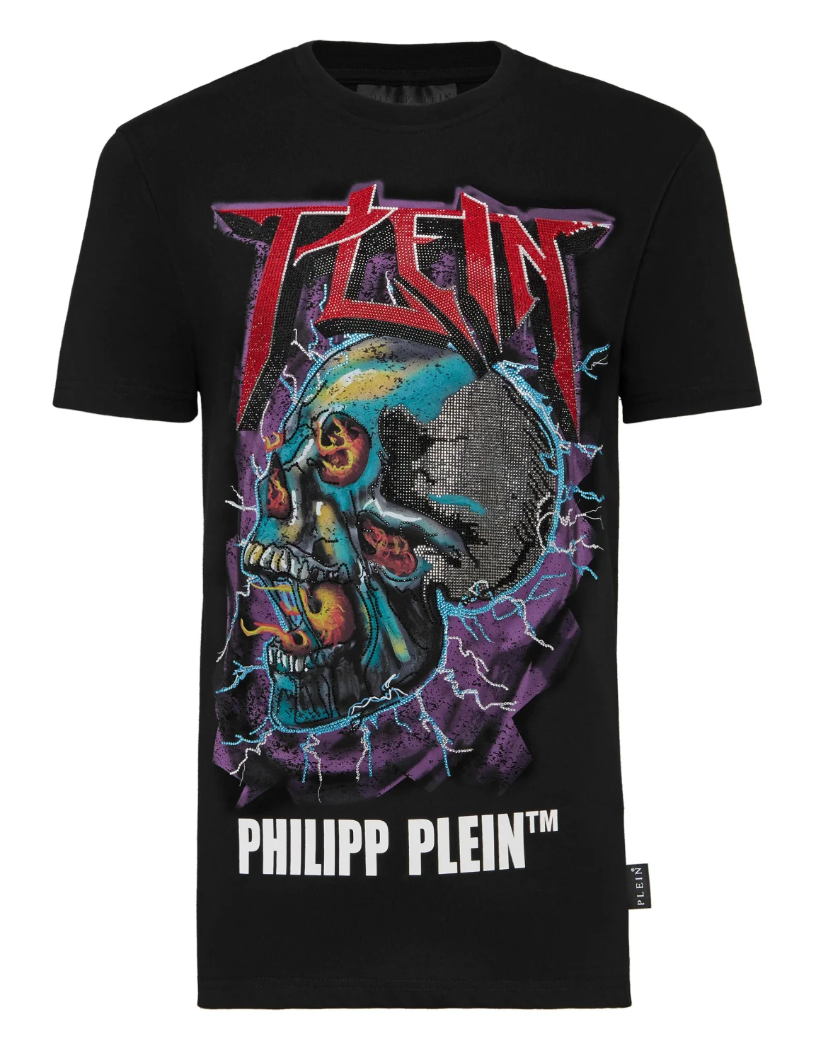 T-shirt Round Neck SS Rock PP, цвет: Черный