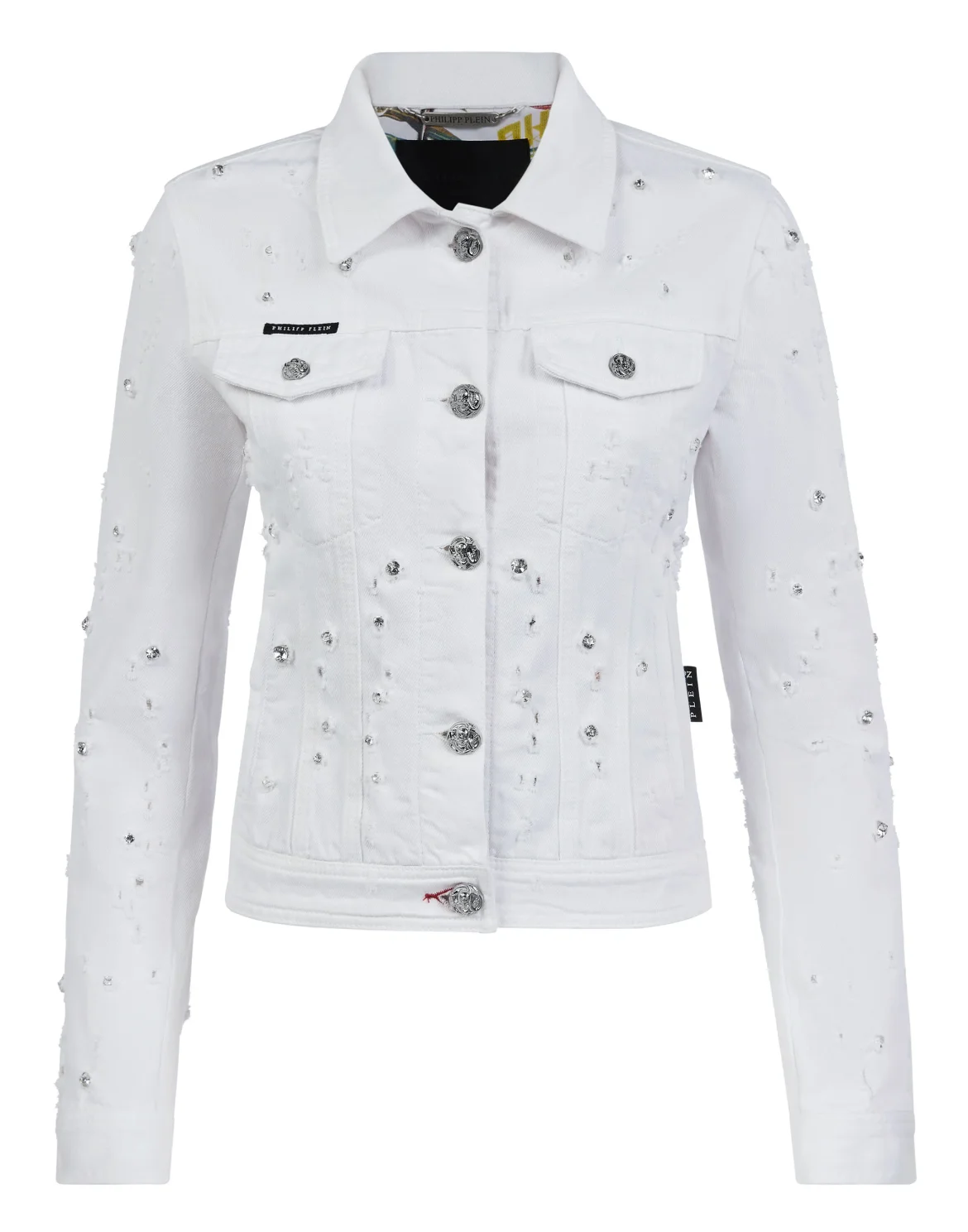 Denim Jacket Crystal, цвет: Белый