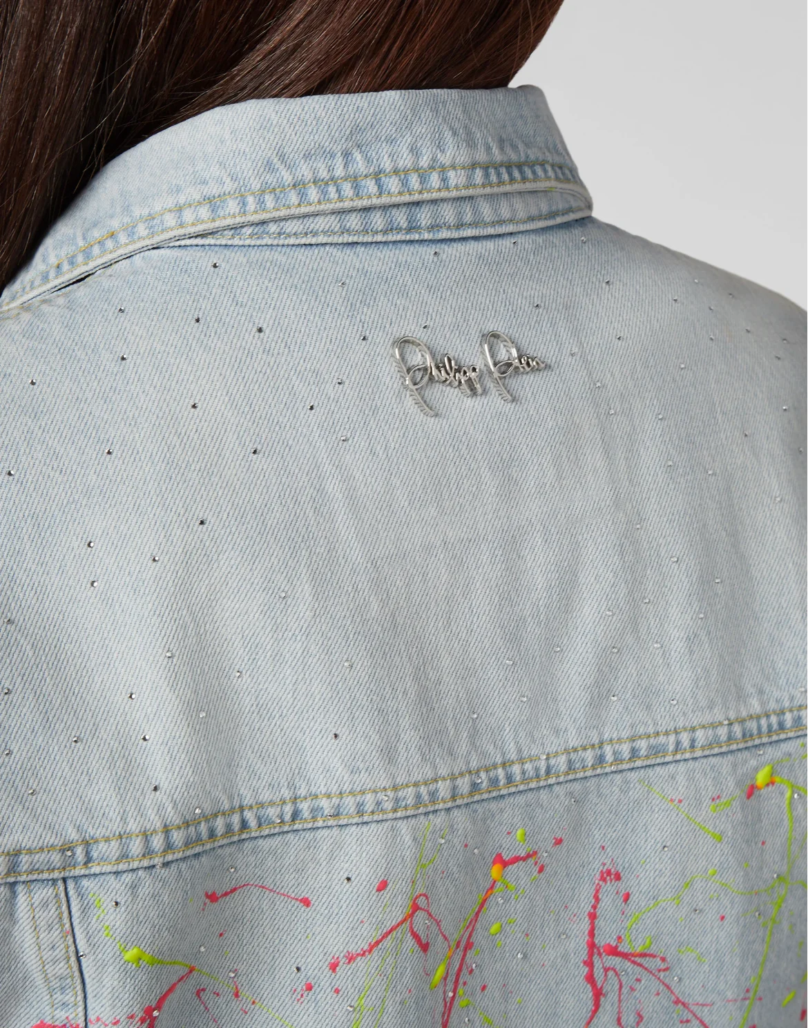 Denim Jacket Crystal, цвет: Голубой