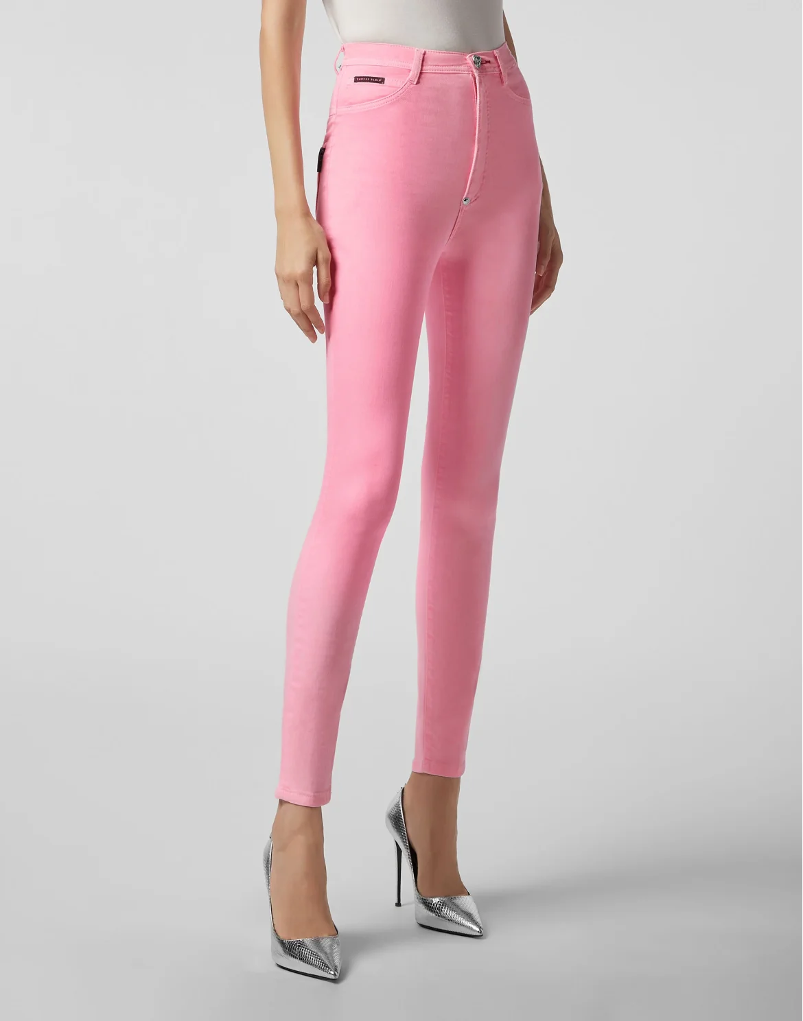 Super High Waist Jegging, цвет: Розовый