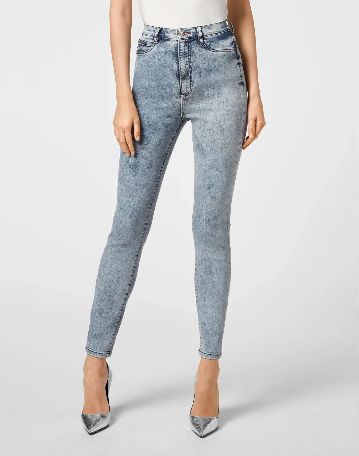 Super High Waist Jegging, цвет: Синий