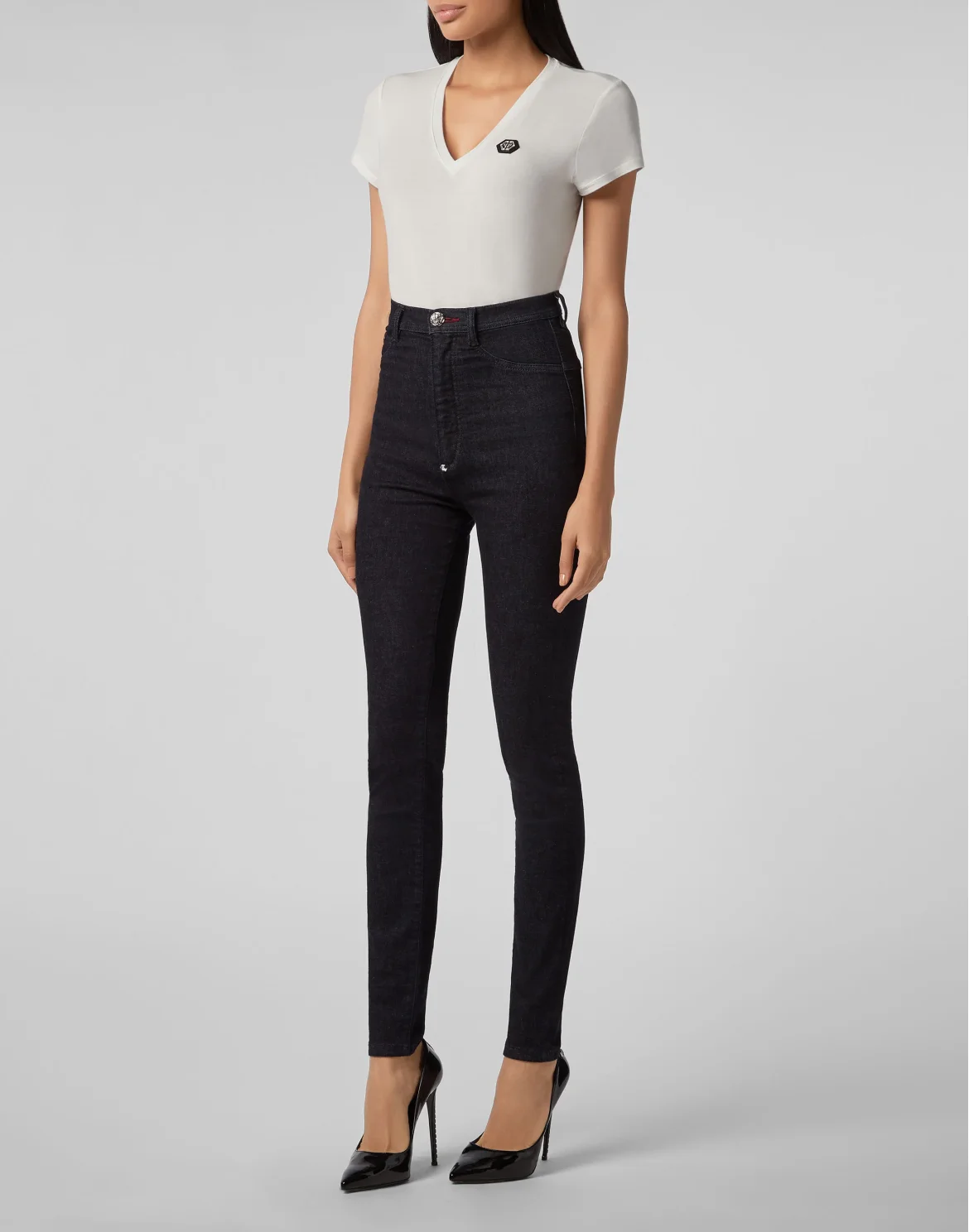 Super High Waist Jegging, цвет: Синий