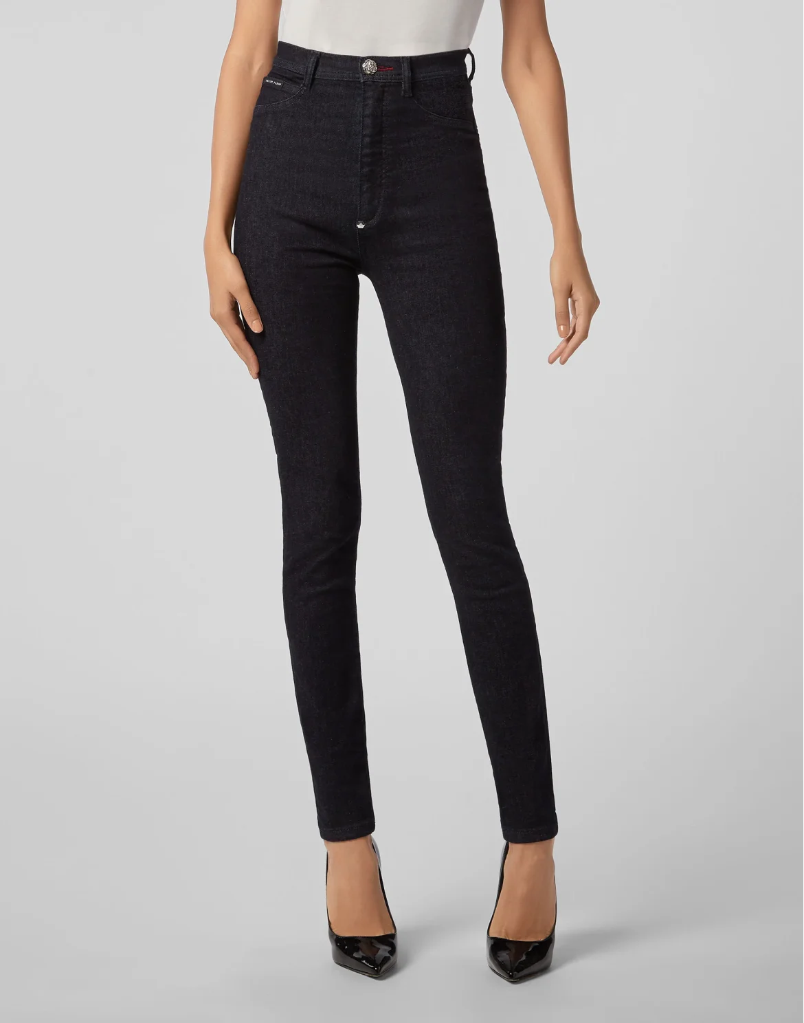 Super High Waist Jegging, цвет: Синий