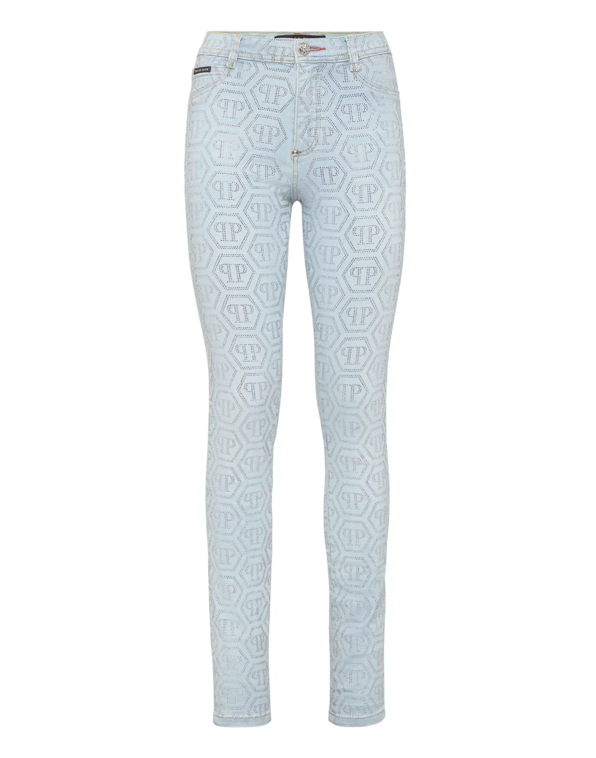 High Waist Jegging All over PP, цвет: Голубой